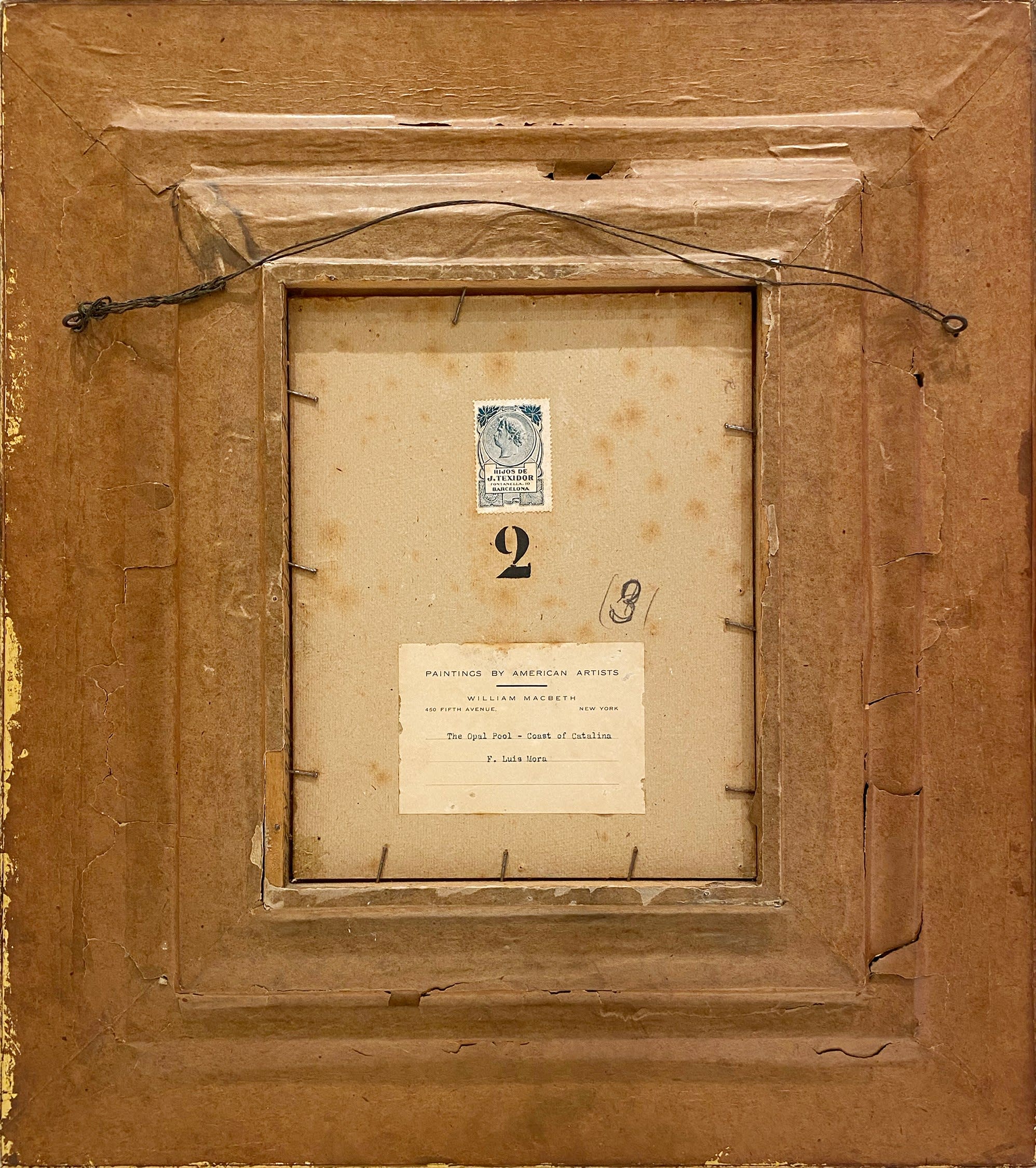 18207, Francis Luis Mora, The Opal Pool - Coast of Catalina