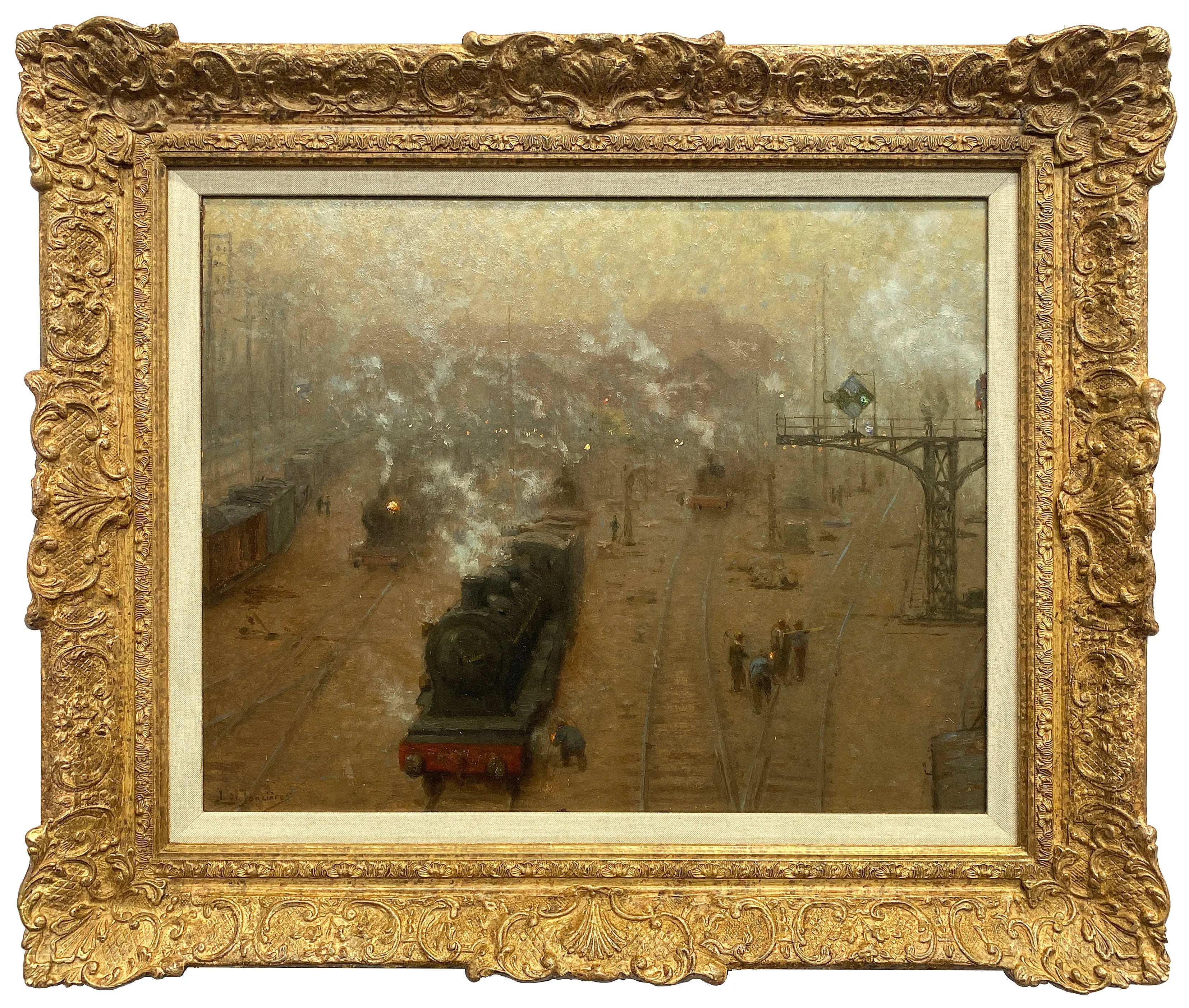 18567, Léonce de Joncières, La Gare Du Montparnasse – Le Soir, circa 1910