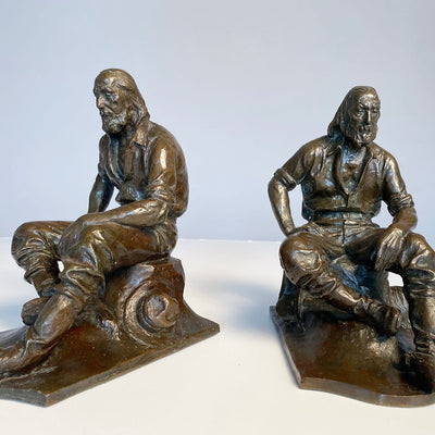 16497, Max Kalish, Pair of Miner Bookends, 1921-25