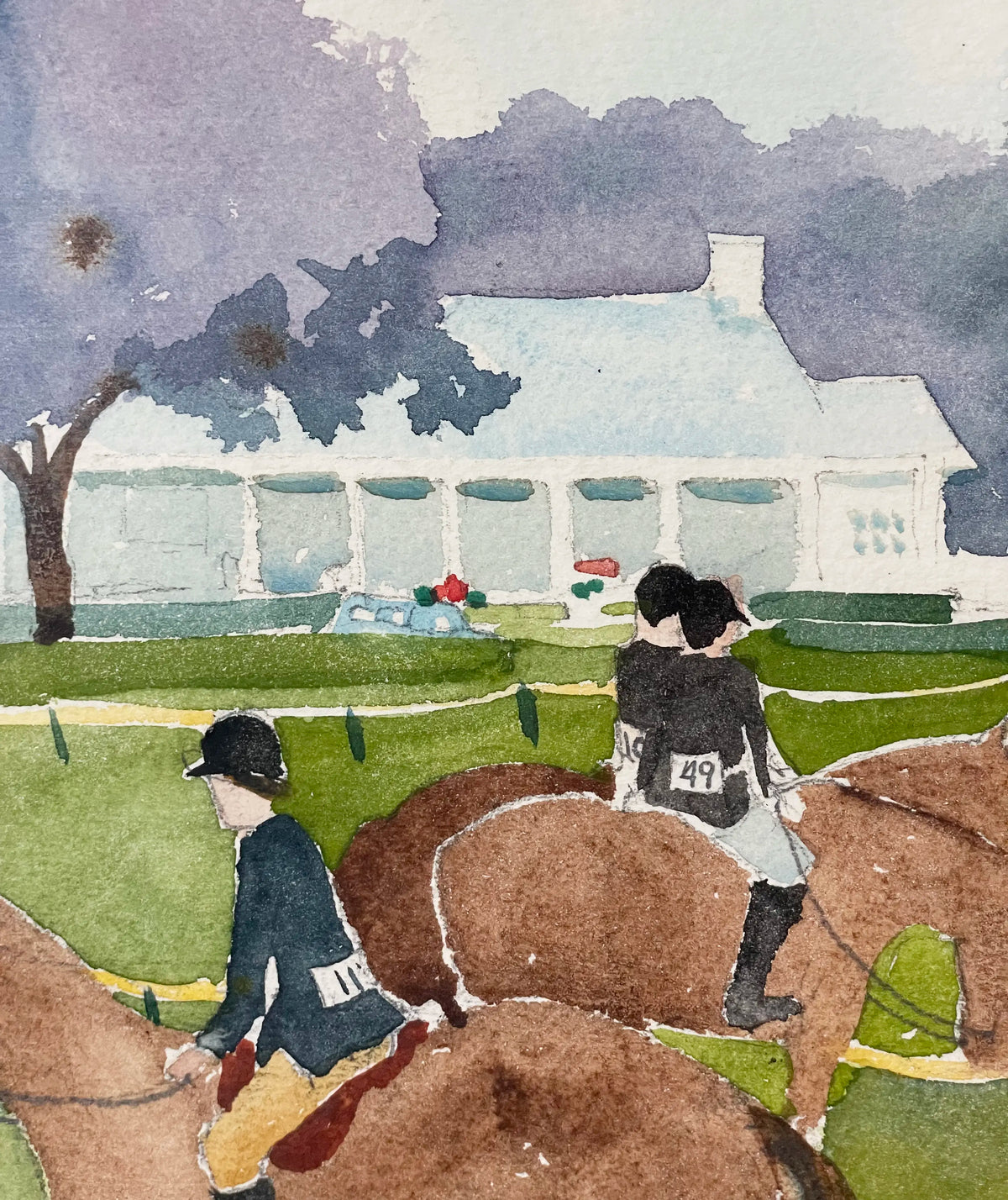 18085, Tuftsie Whelihan , Wilton Riding Club, c. 1978