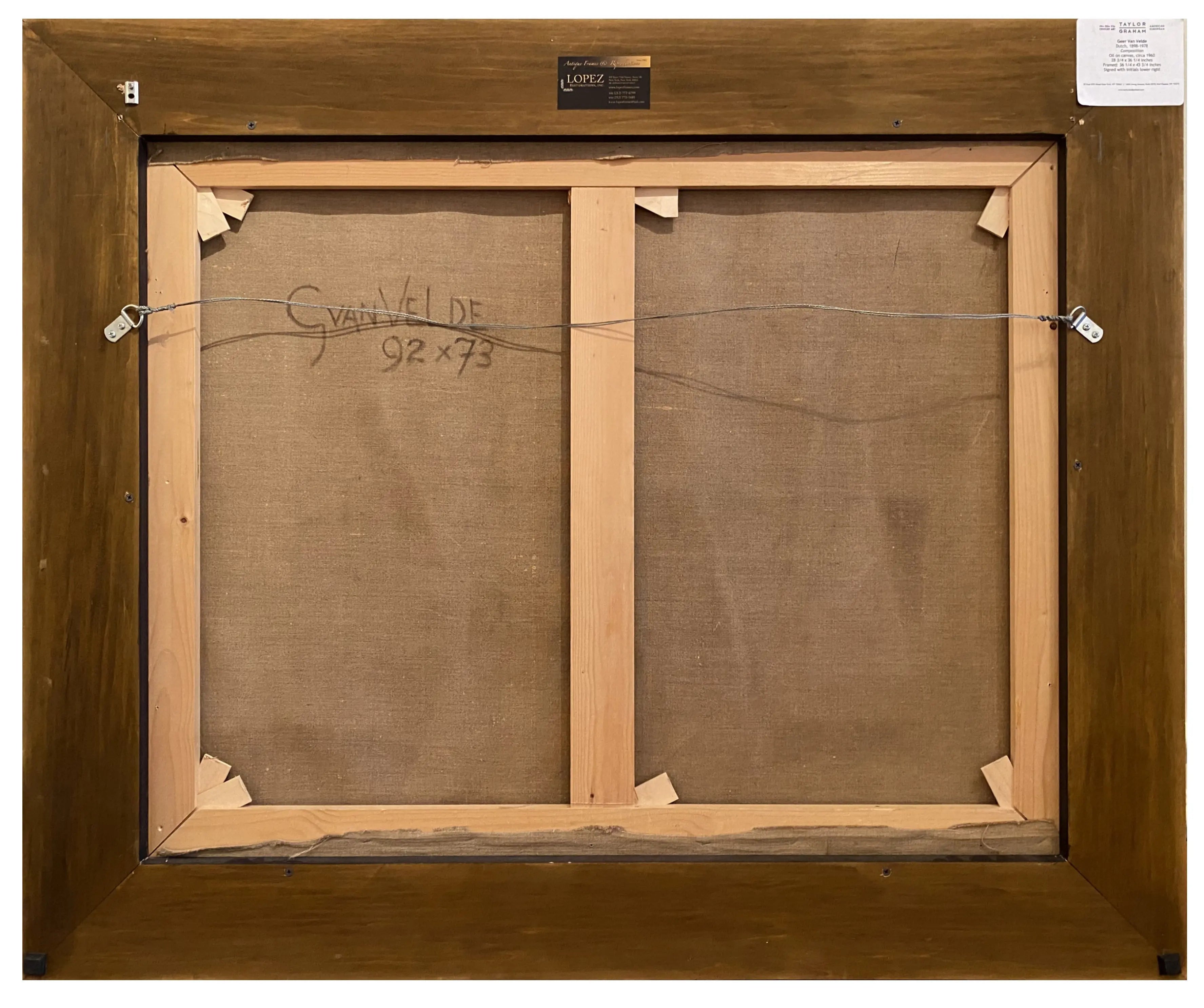 14967, Geer van Velde, Composition, circa 1960