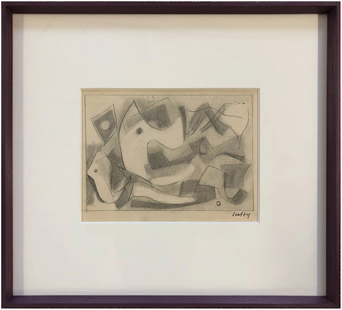 16911, Carl Holty, Forms and Figures #1 Sketchbook #3, c. 1935
