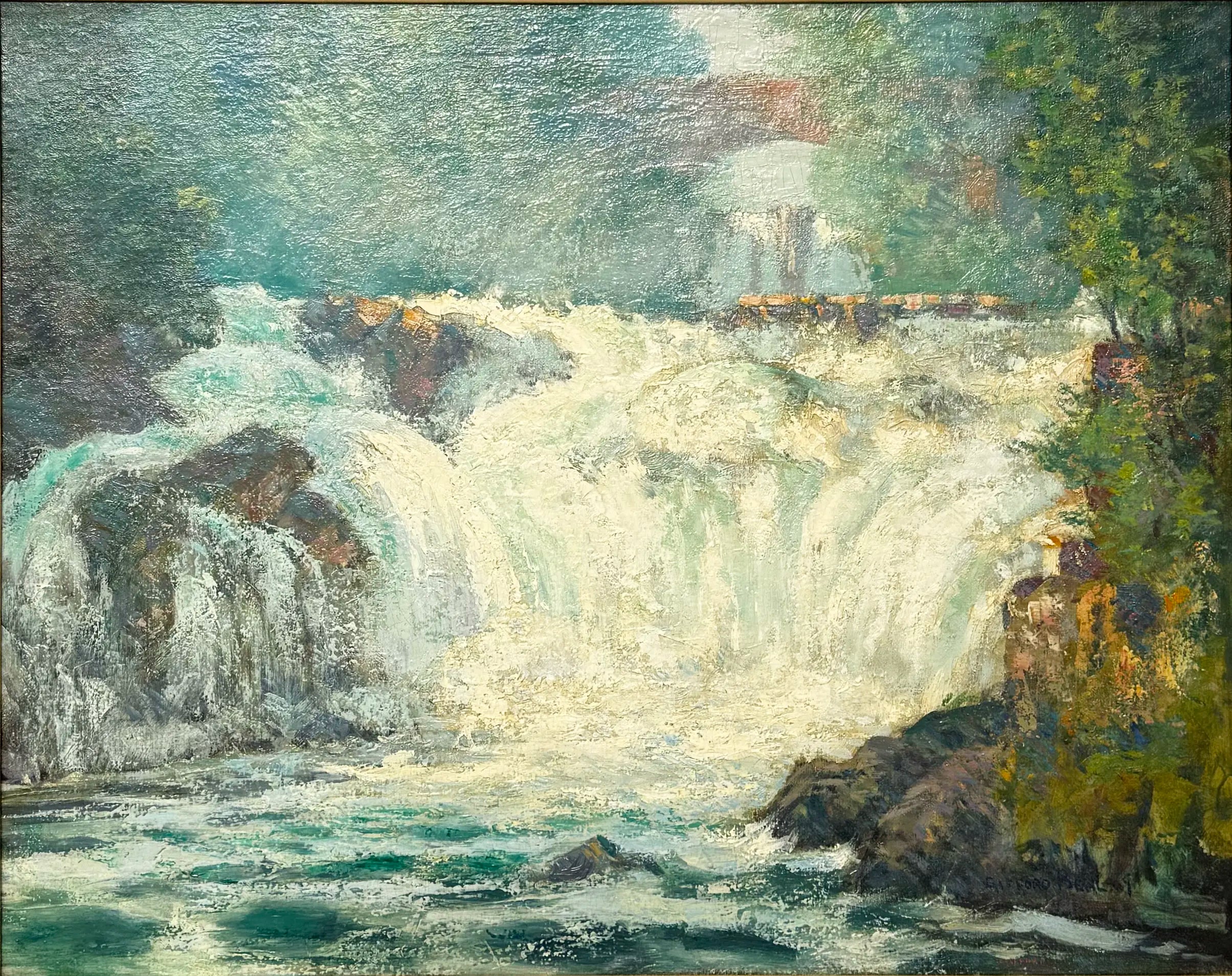 16396, Gifford Beal, Waterfall, 1909