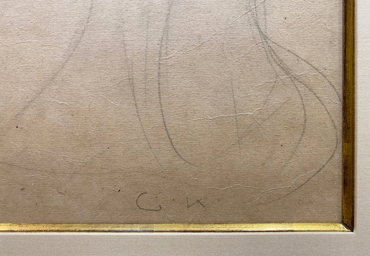 14729, Gustav Klimt, Brustbild eines Maedchens im Profil nach links, c. 1898