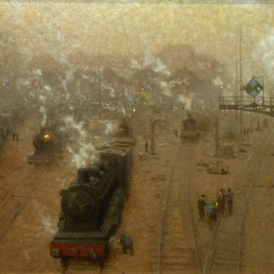 18567, Léonce de Joncières, La Gare Du Montparnasse – Le Soir, c. 1910