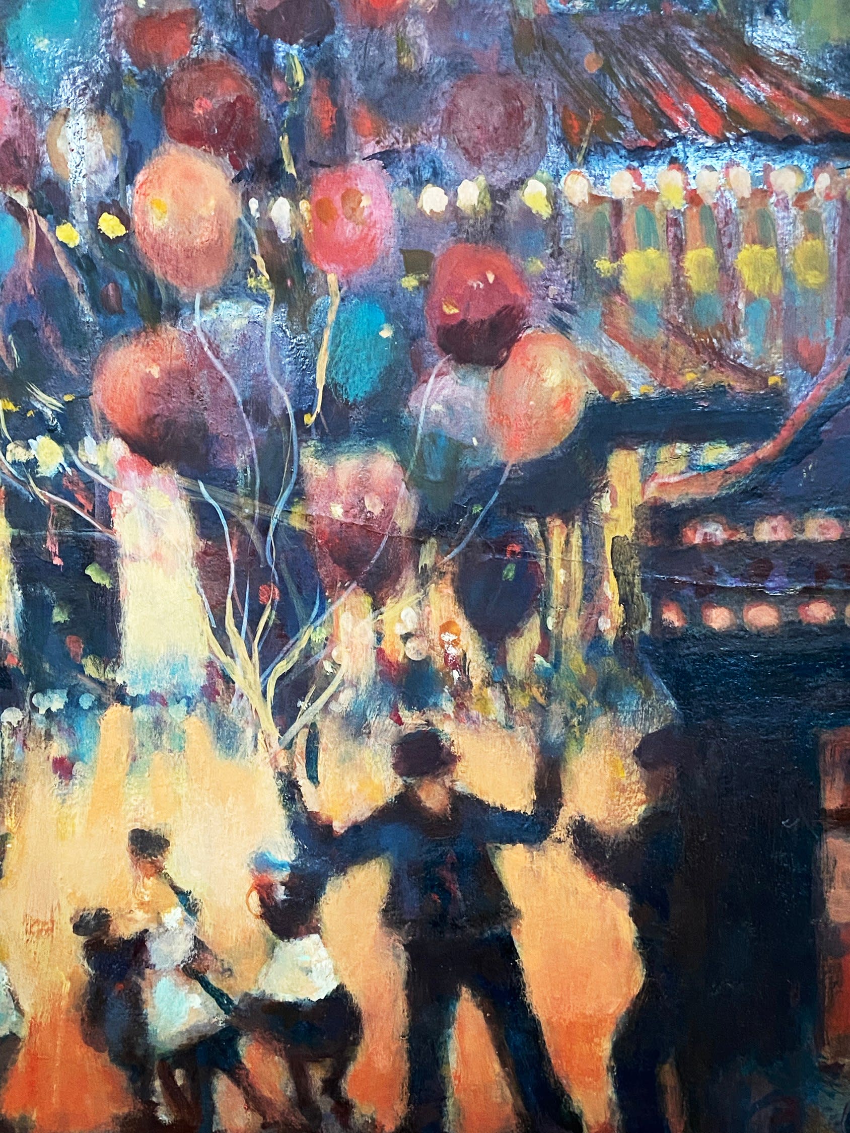 16714, Donald R. Purdy, Evening at the Carnival, 2002