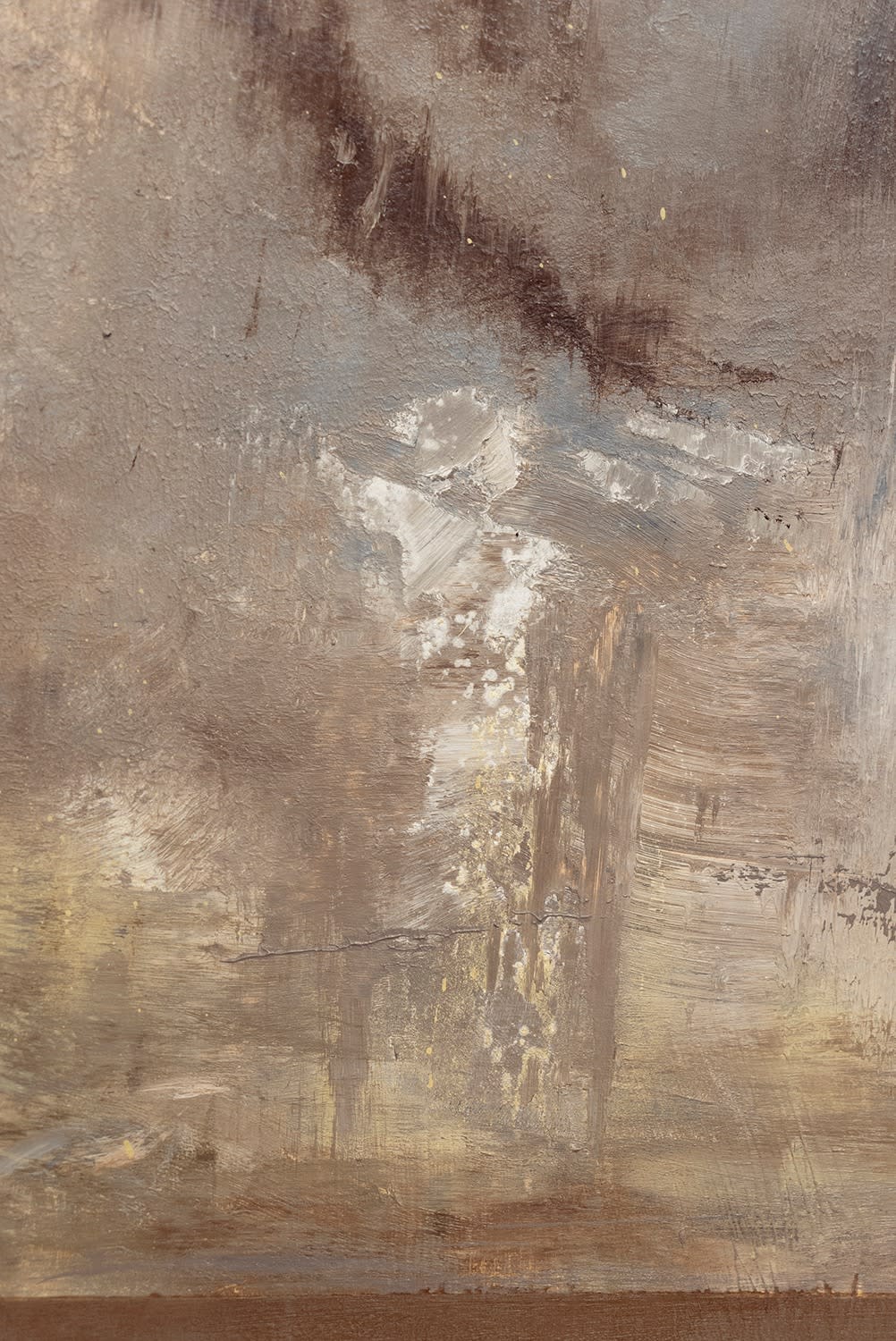 18700, Archer Defterios, Over Fading Ground, Brown Composition 8,, 2025
