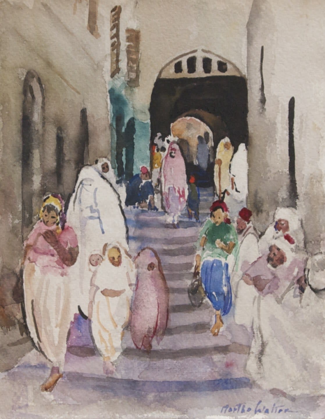 14974, Martha Walter, Archway, North Africa, Circa 1930