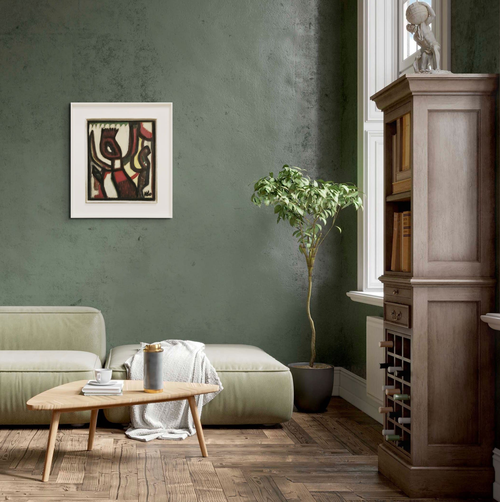 17023, Jean-Michel Atlan, Composition, 1955