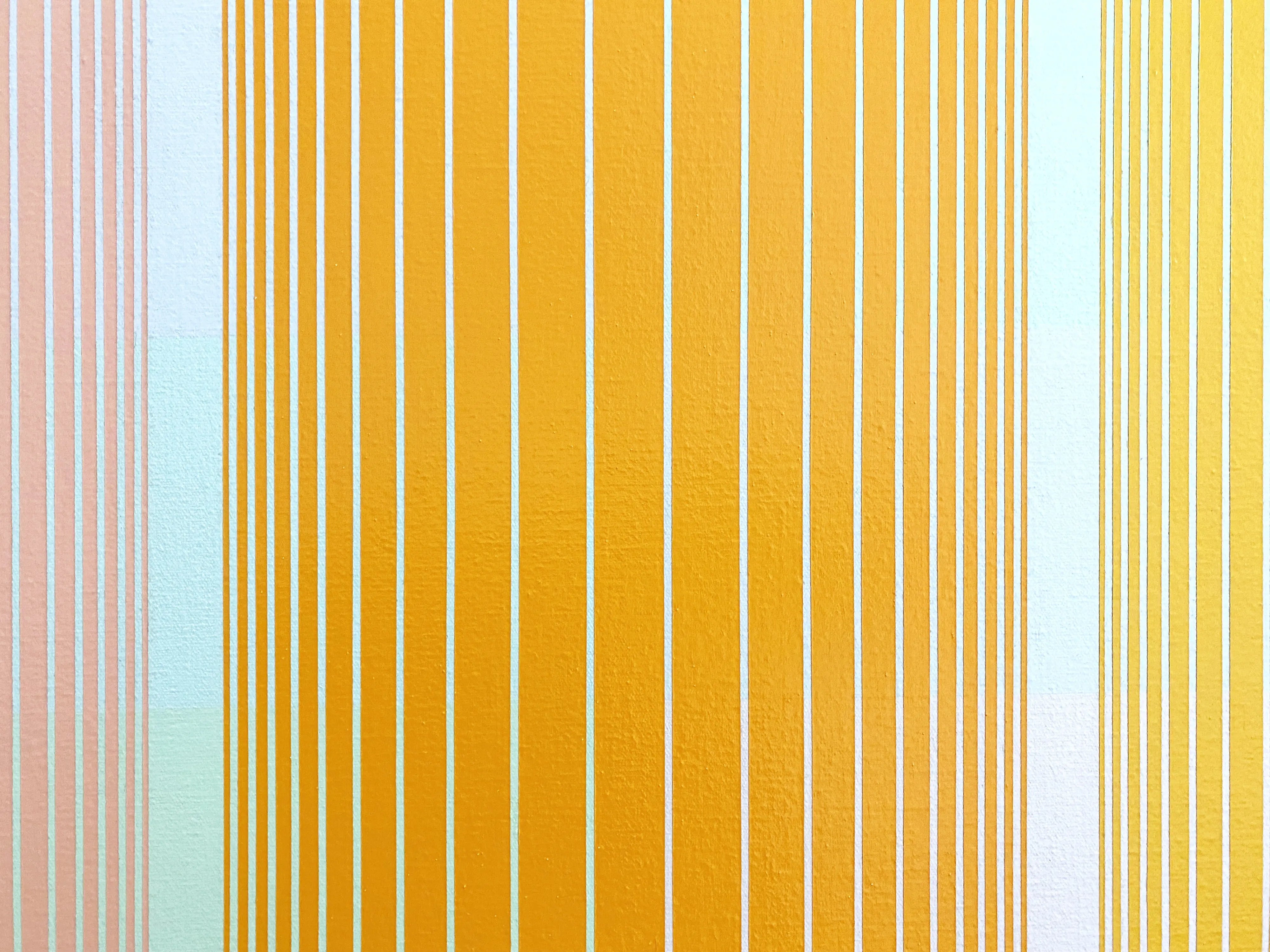 16987, Richard Anuszkiewicz, Trisected: Yellow to Pink, 1976