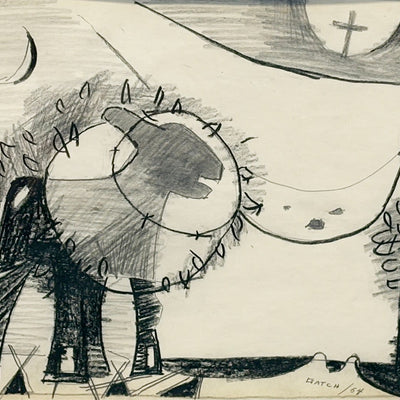 18677, Lee Gatch, The Beast, 1954