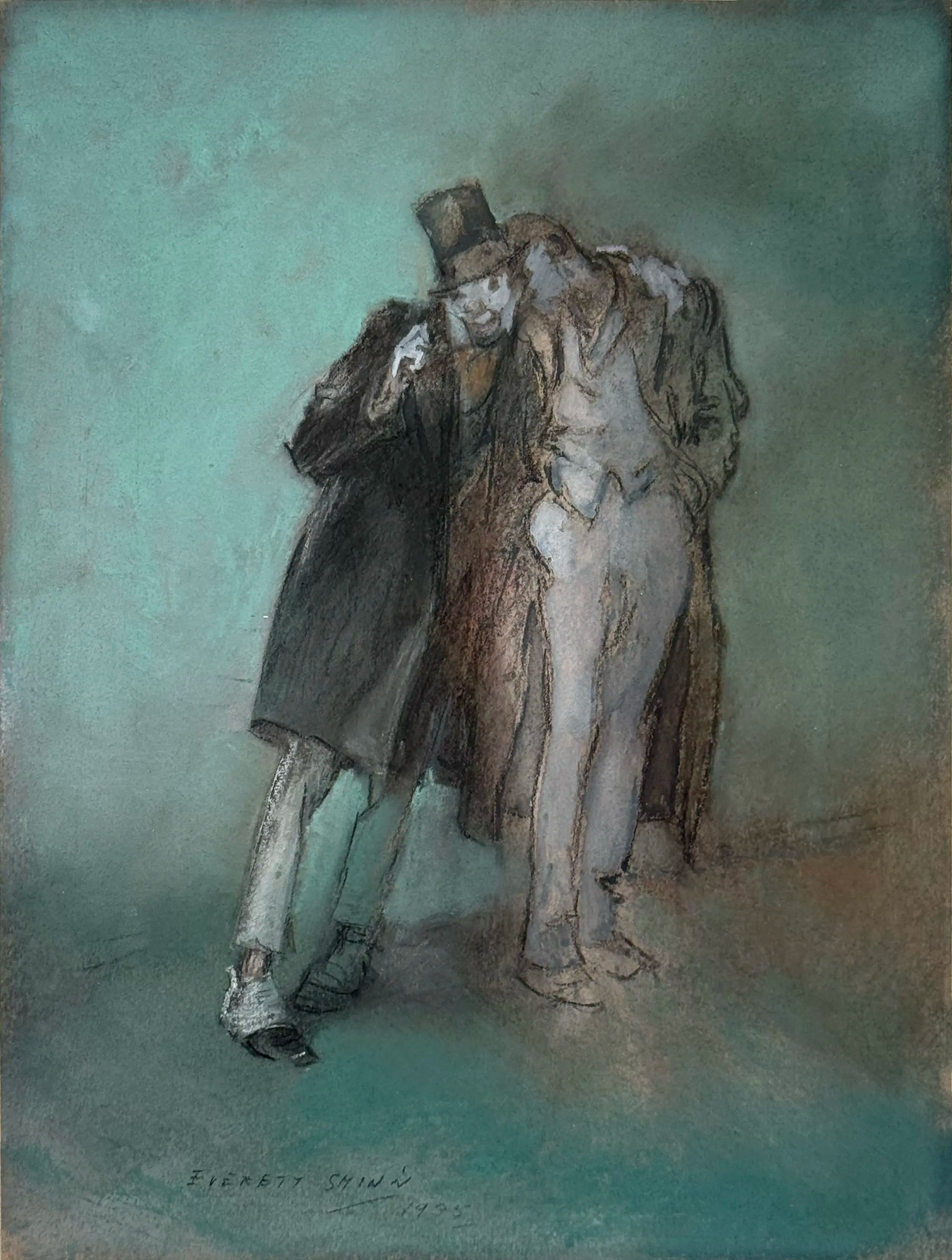 18887, Everett Shinn, Two Drunks, 1935