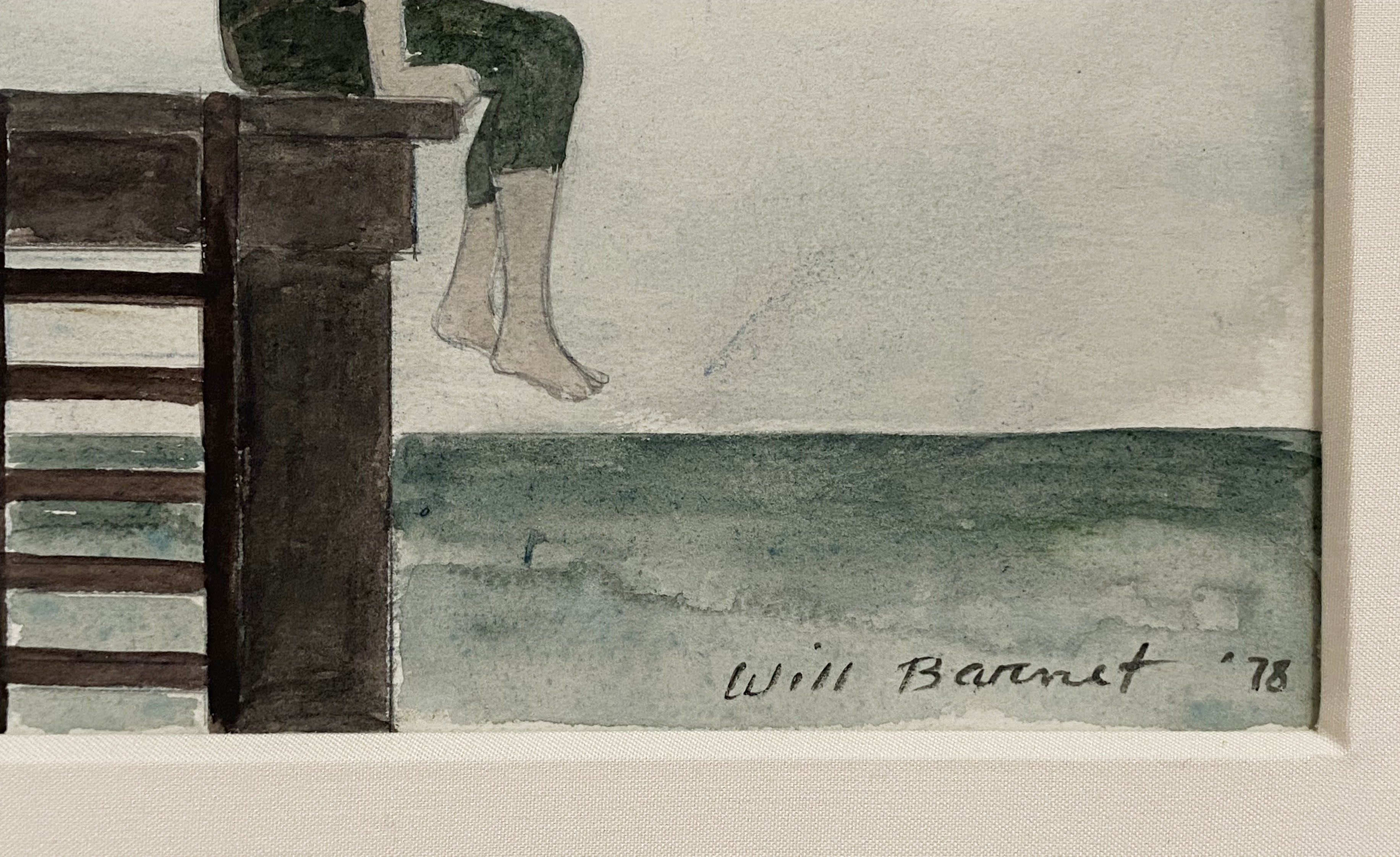 17359, Will Barnet, Study for Old Man’s Afternoon, 1978