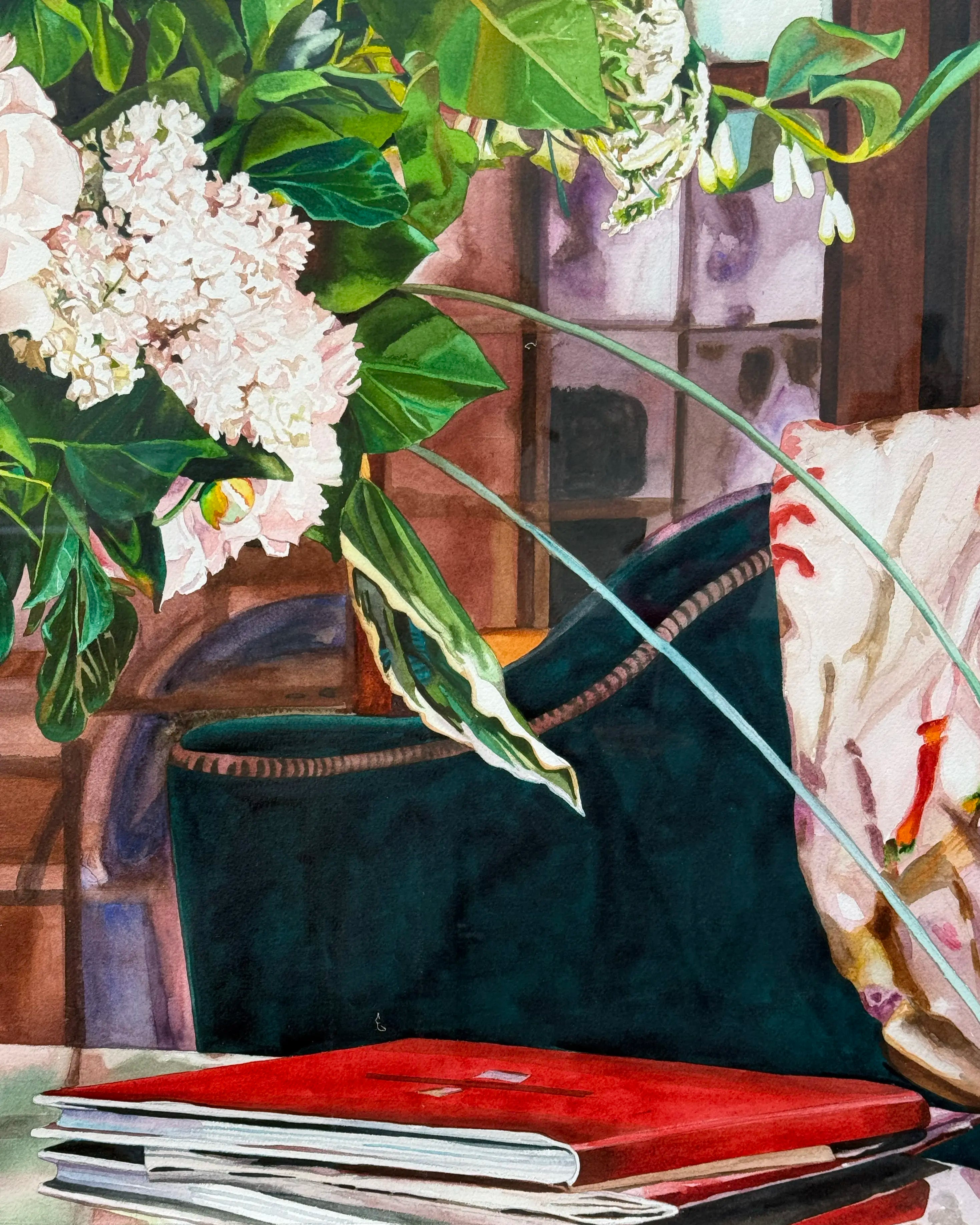 18840, Carolyn Brady, Grand White Flower Bouquet, New York, 2001