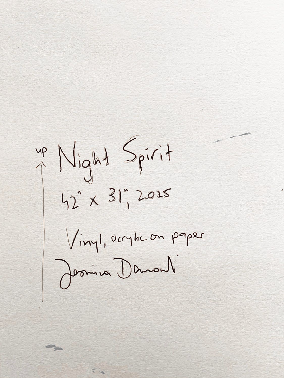 18711, Jasmina Danowski, Night Spirit, 2025