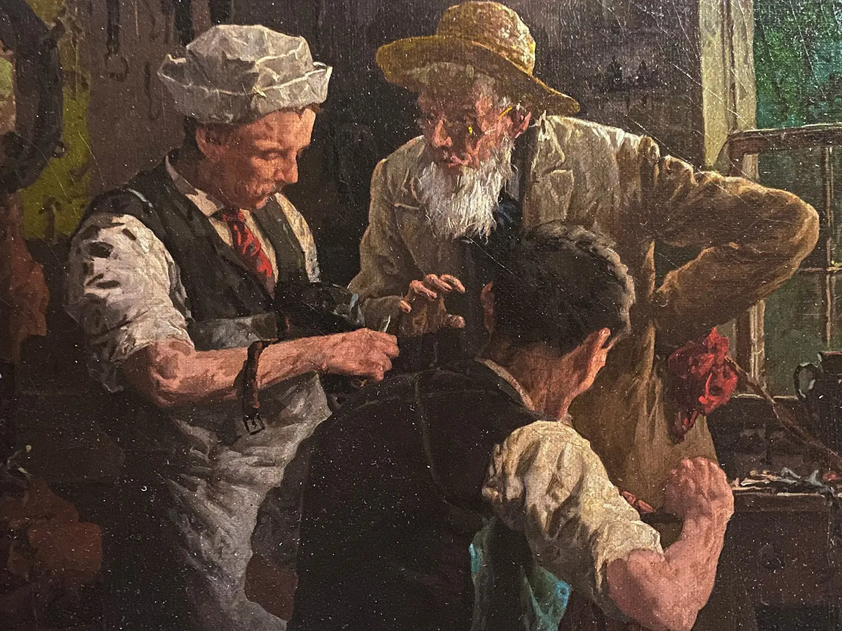 14067, Louis Charles Moeller, In the Workshop, 1900