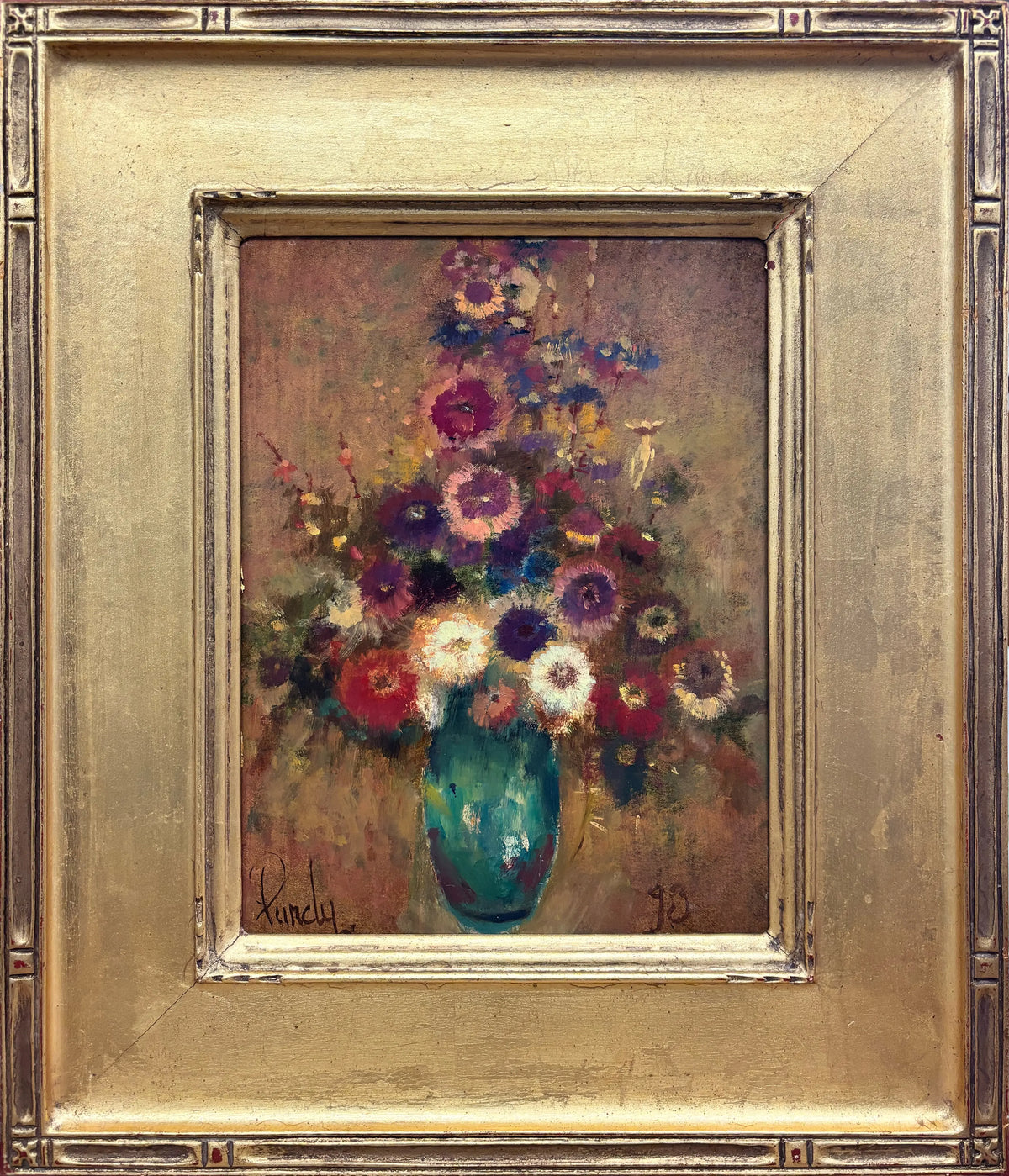 15580, Donald R. Purdy, Still Life with Golden Background, 1993
