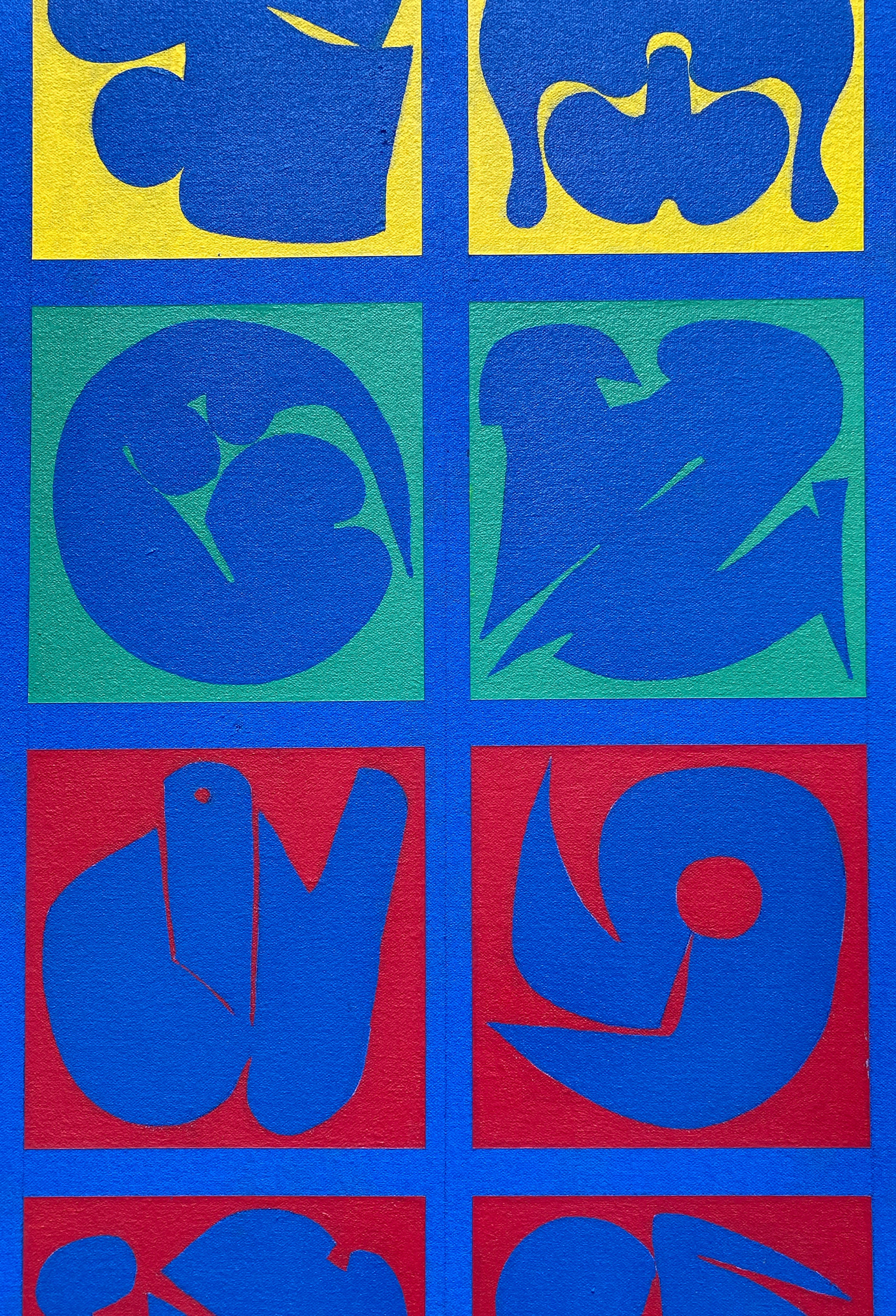 18024, Takeshi Kawashima, Untitled Grid, circa 1965