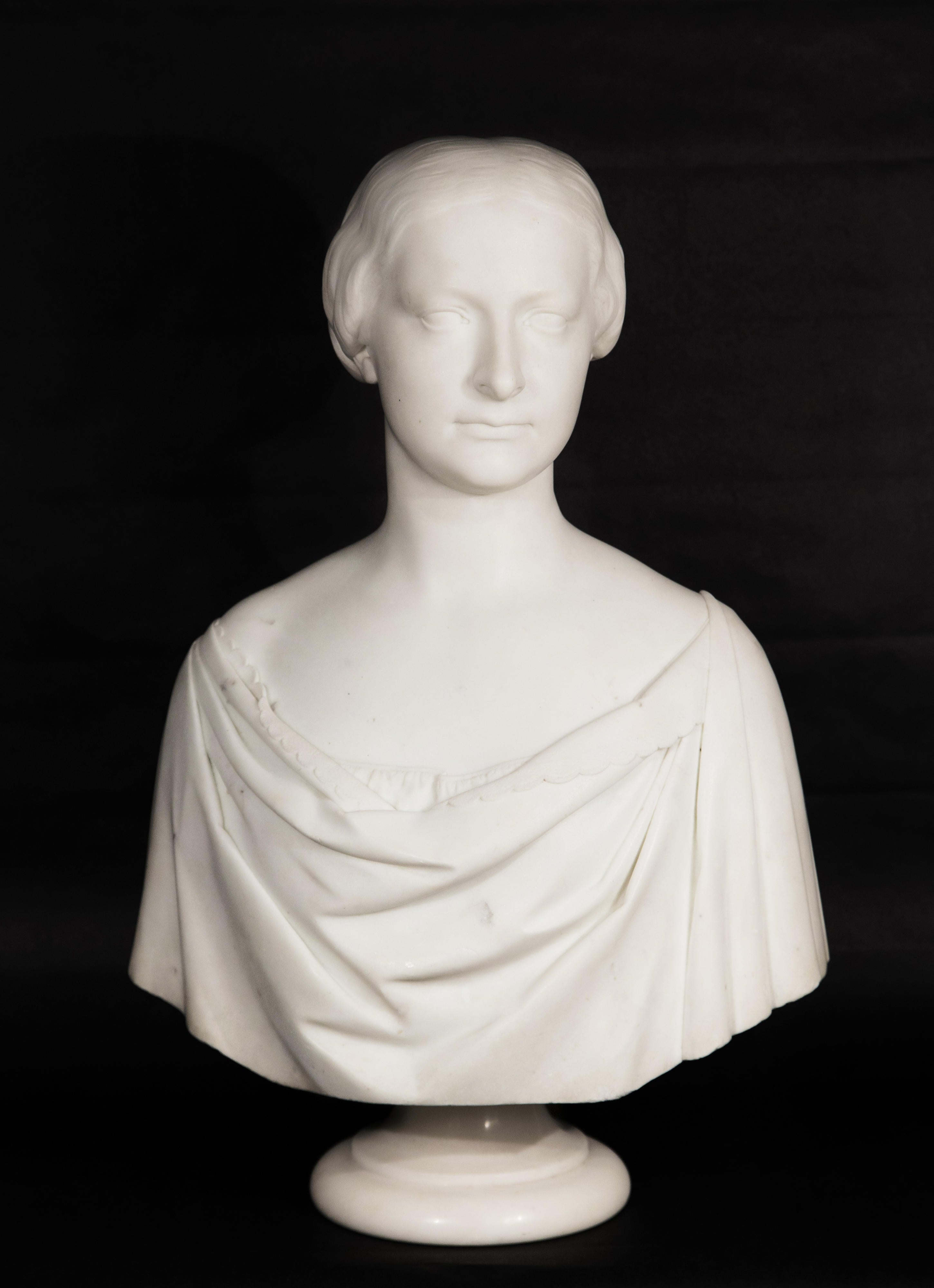 15983, Erastus Dow Palmer, Bust of Elizabeth S. Plumb, 1851