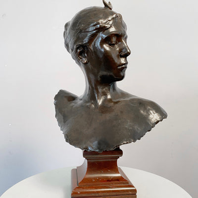 18190, Jean Alexandre Joseph Falguière, Bust of Diana, c. 1882