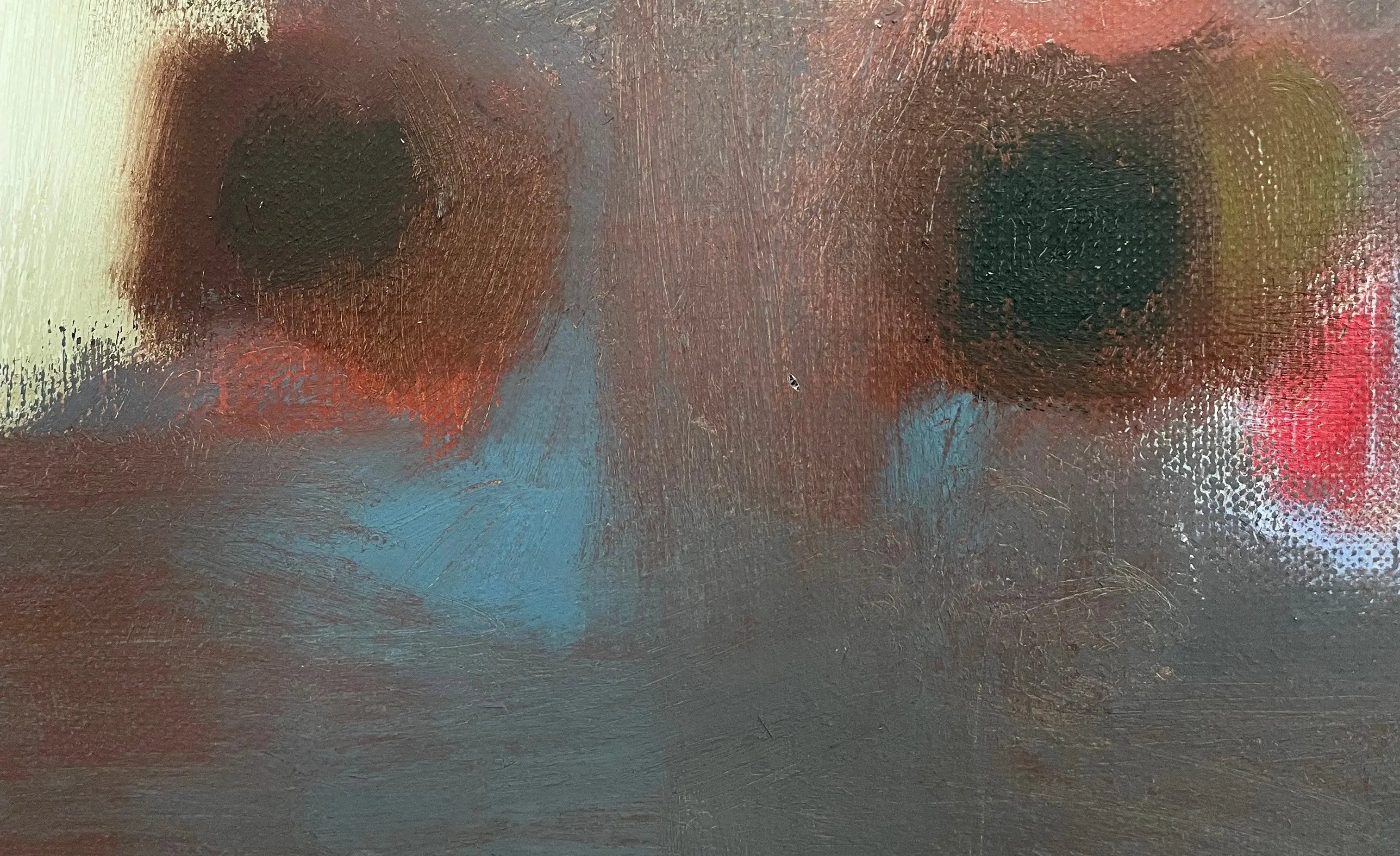 15329, Ralph Della-Volpe, Clouds and Bird Over Rock Form, 1957