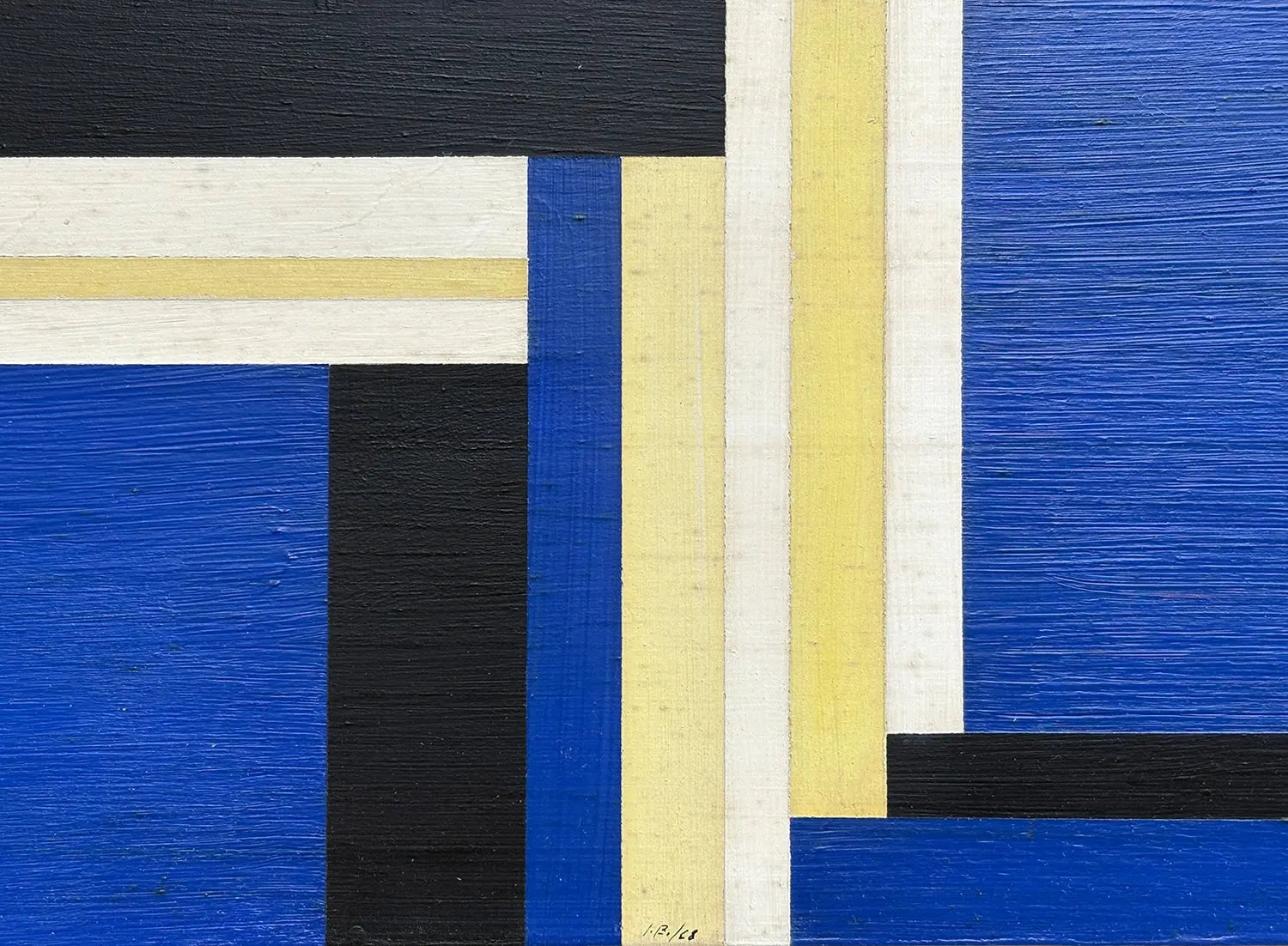 16368, Ilya Bolotowsky, Blue Horizontal, 1968