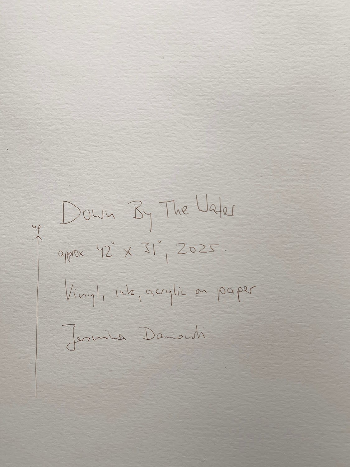 18707, Jasmina Danowski, Down By The Water, 2025