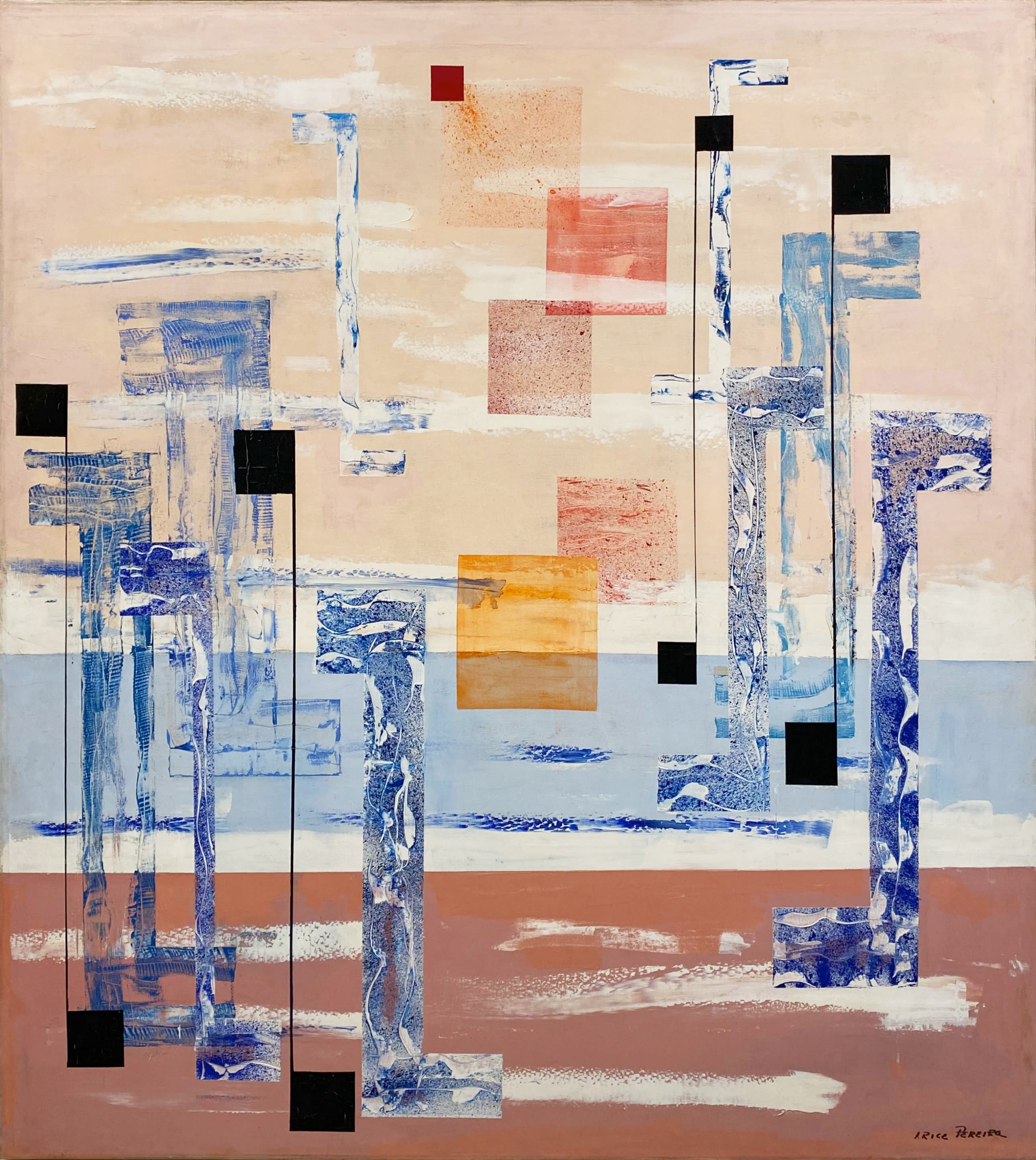 16729, Irene Rice Pereira, Seed in the Sky with Fire, 1960