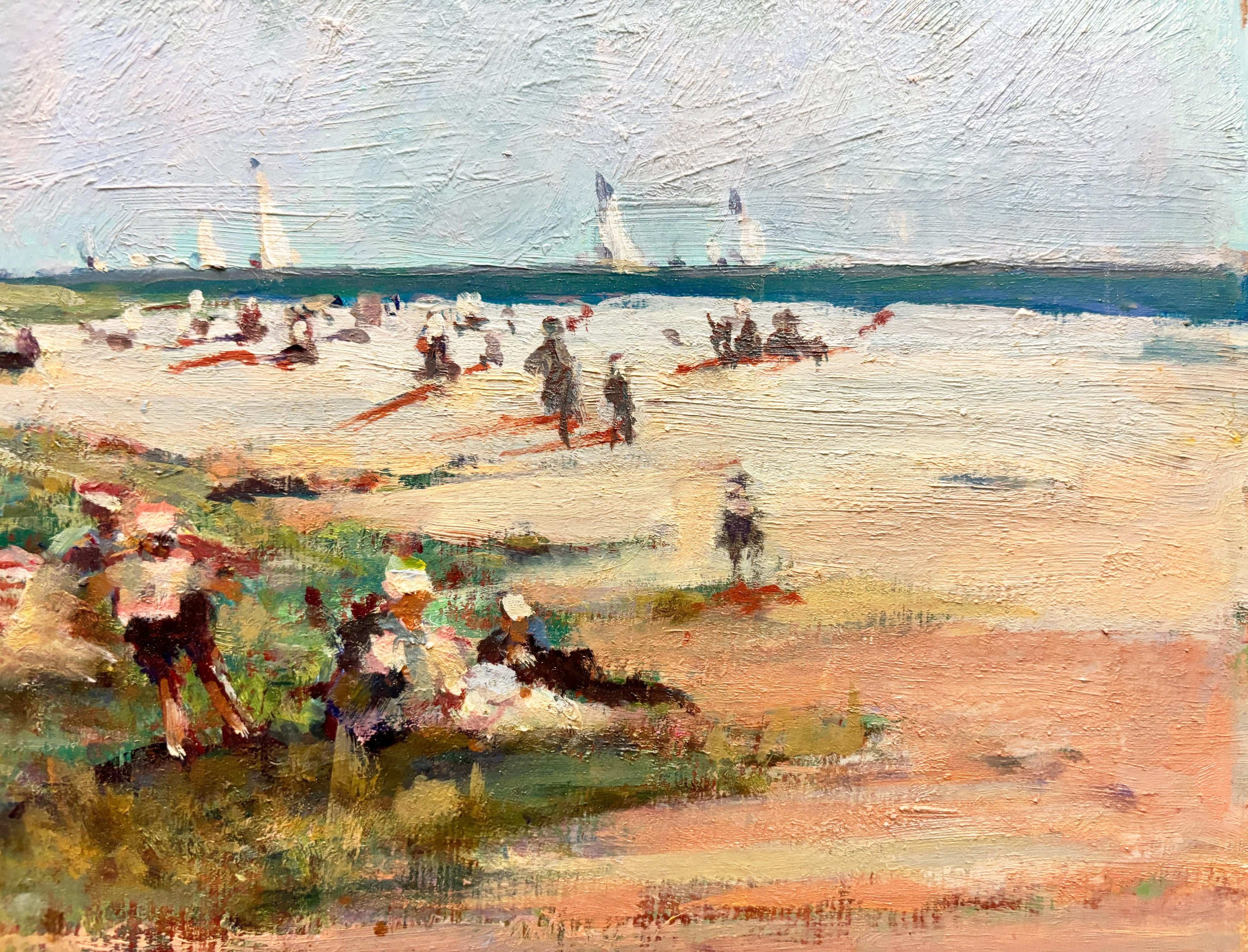 16436, Donald R. Purdy, Beach Scene, 1988