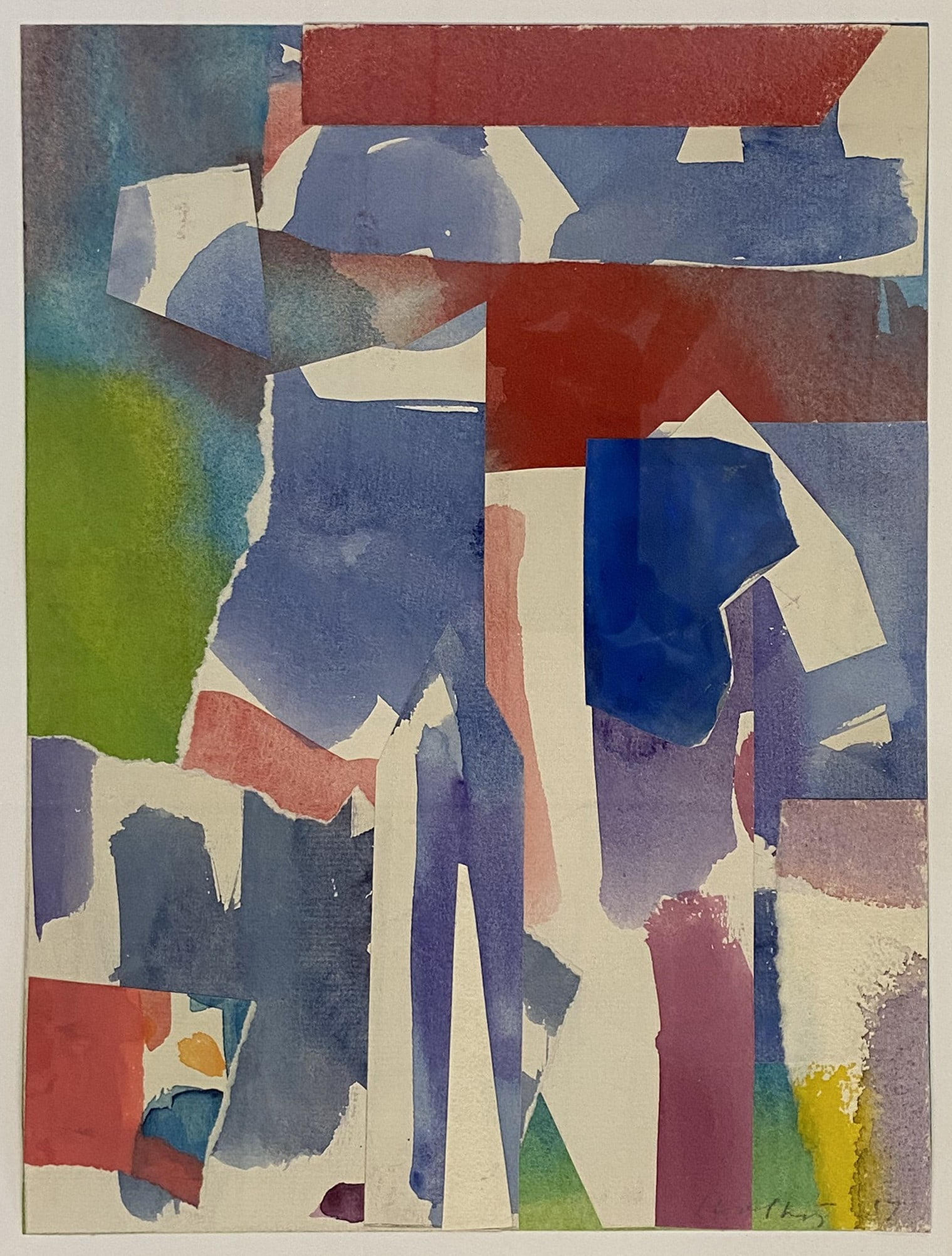 16800, Carl Holty, Collage #392, 1957