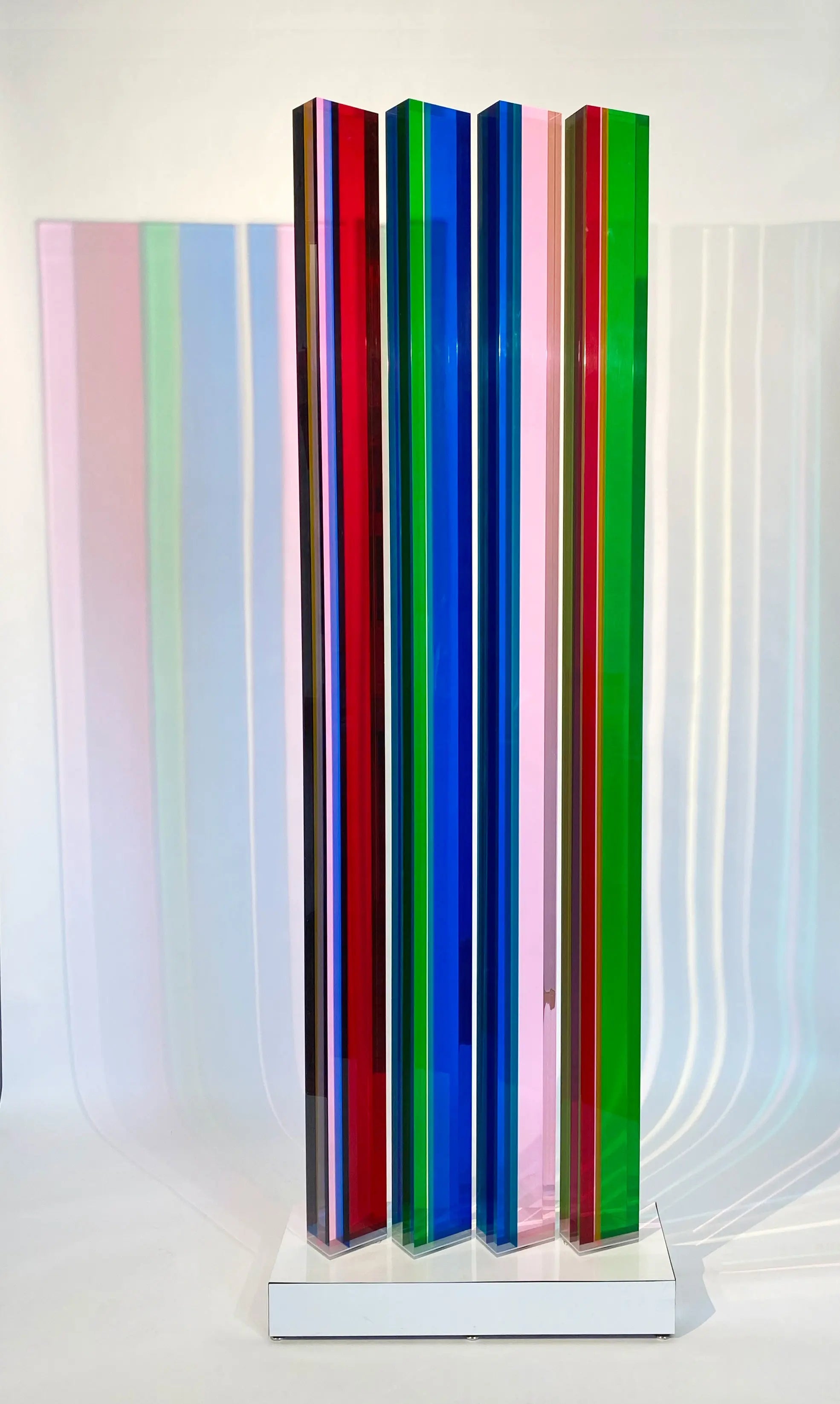 18004, Vasa Velizar Mihich, Four Columns #1497, 1980