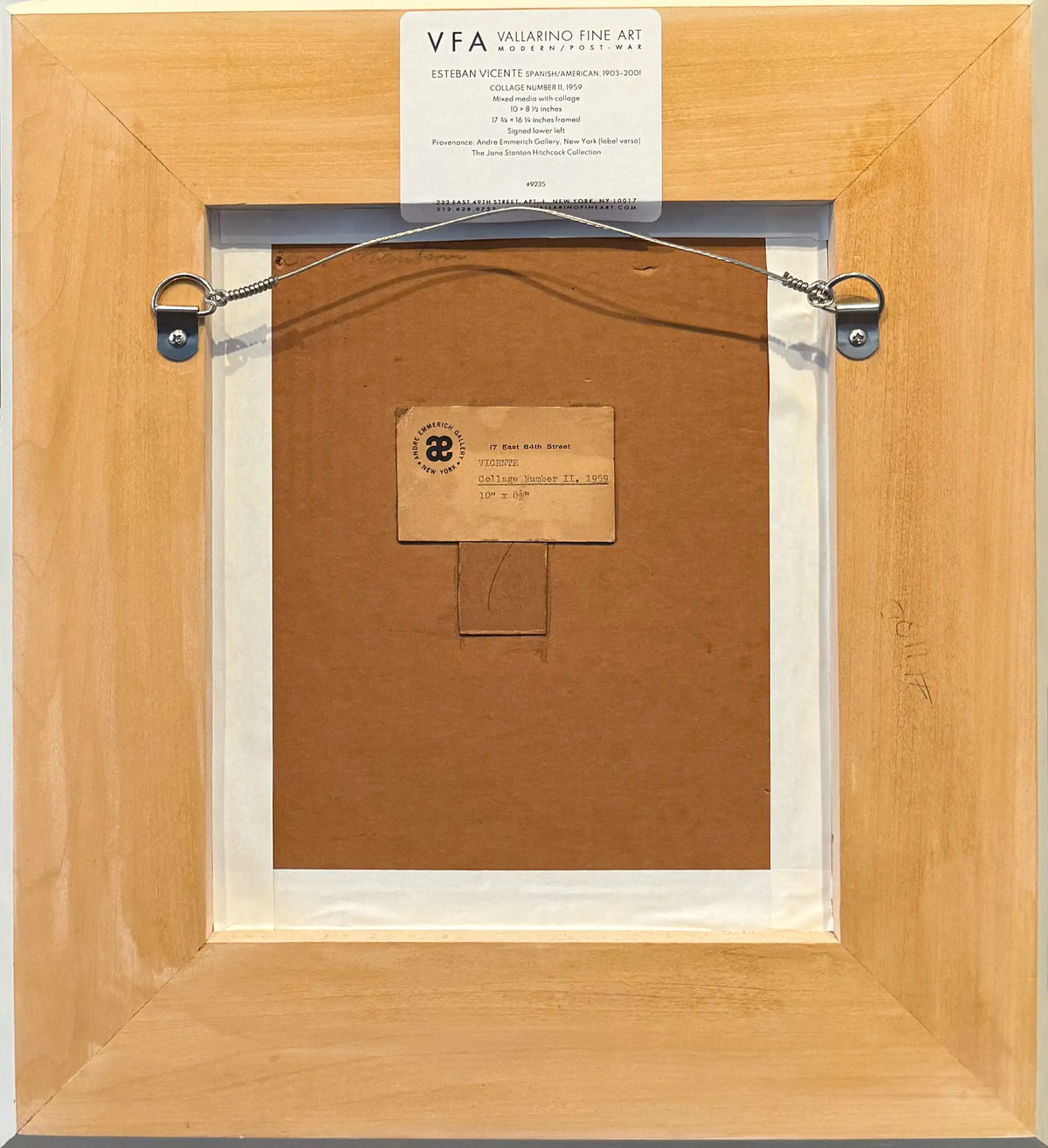 18870, Esteban Vicente, Collage Number 11, 1959