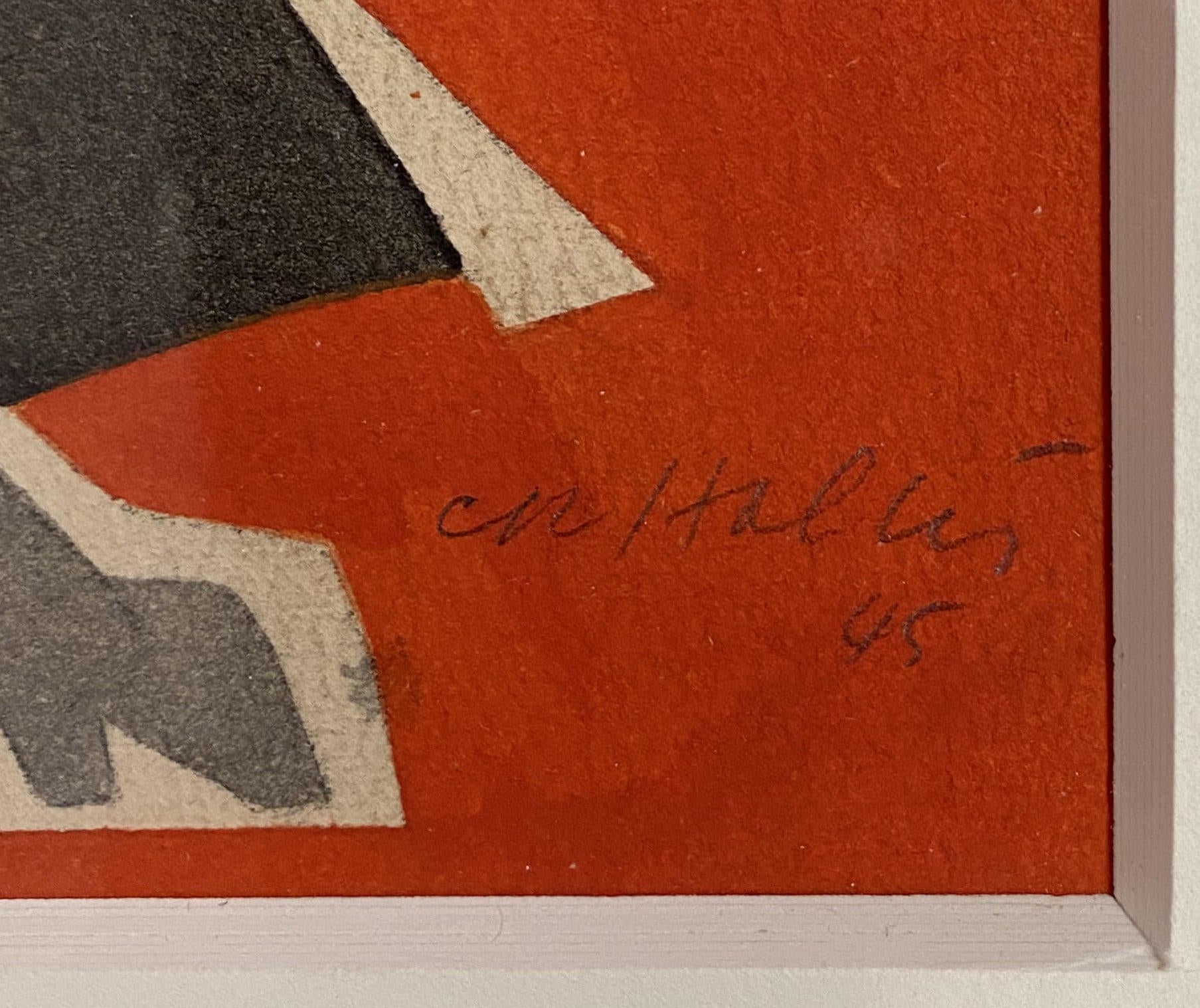 16470, Carl Holty, Seated Figure, 1945