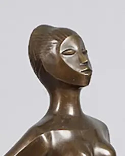 14071, Elizabeth Catlett, Stepping Out, 1987; cast 2000