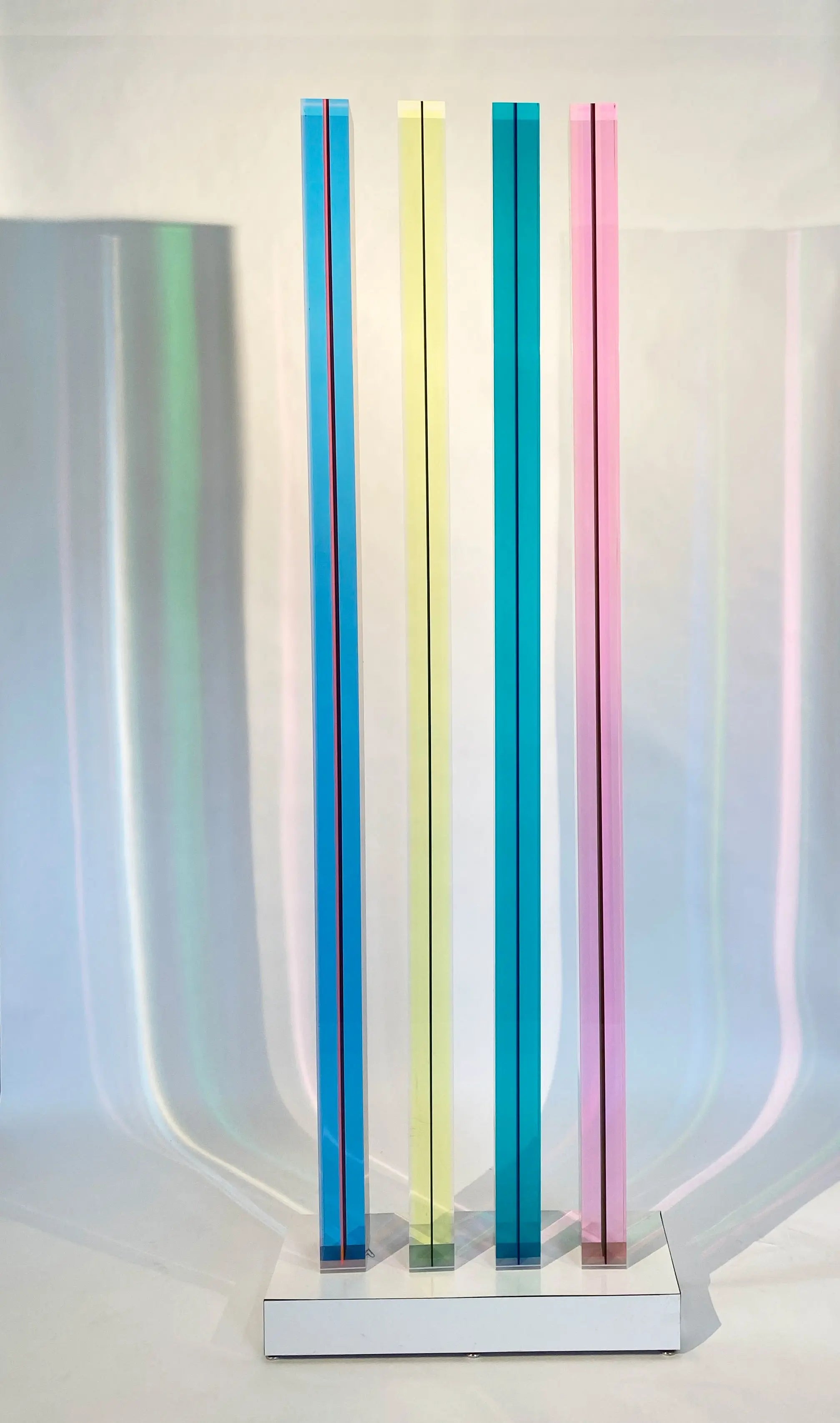 18004, Vasa Velizar Mihich, Four Columns #1497, 1980
