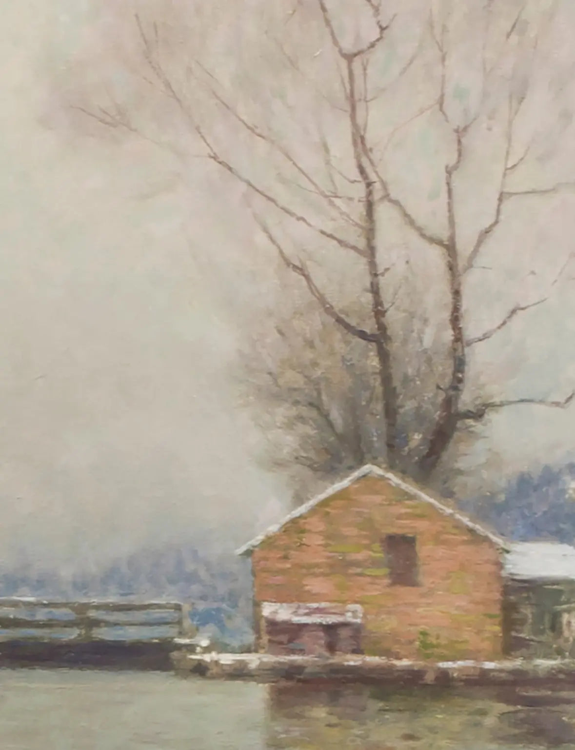14809, Birge Harrison, The Lock in Winter, c. 1918