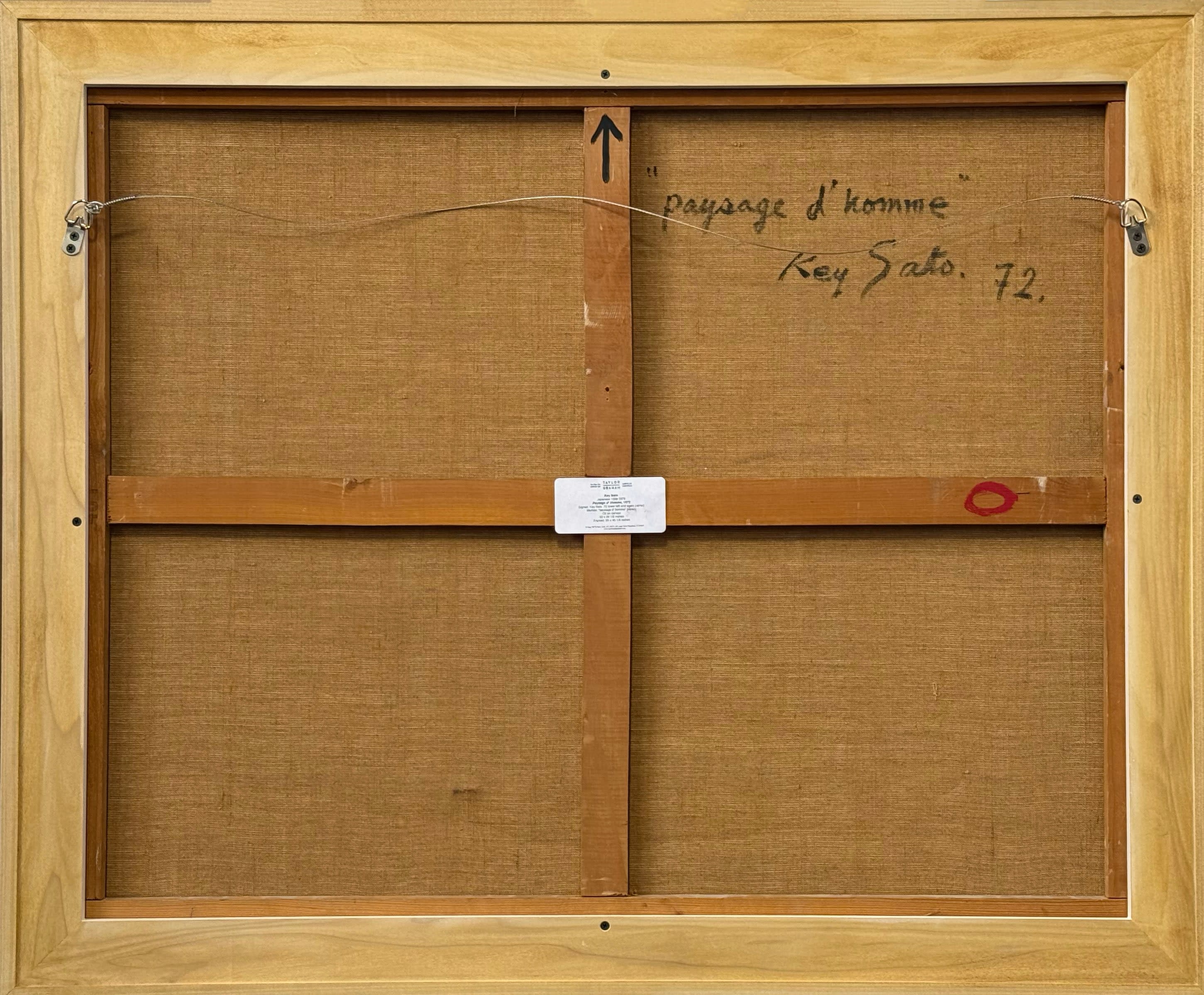 18764, Key Sato, Paysage d' Homme, 1972