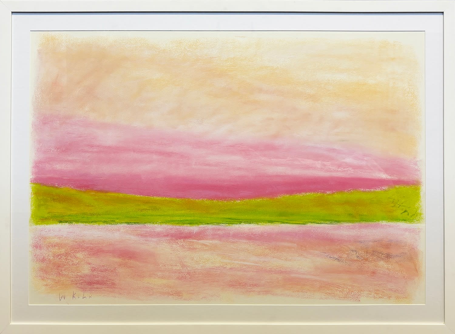 18670, Wolf Kahn, Maine Sunset, circa 1990's