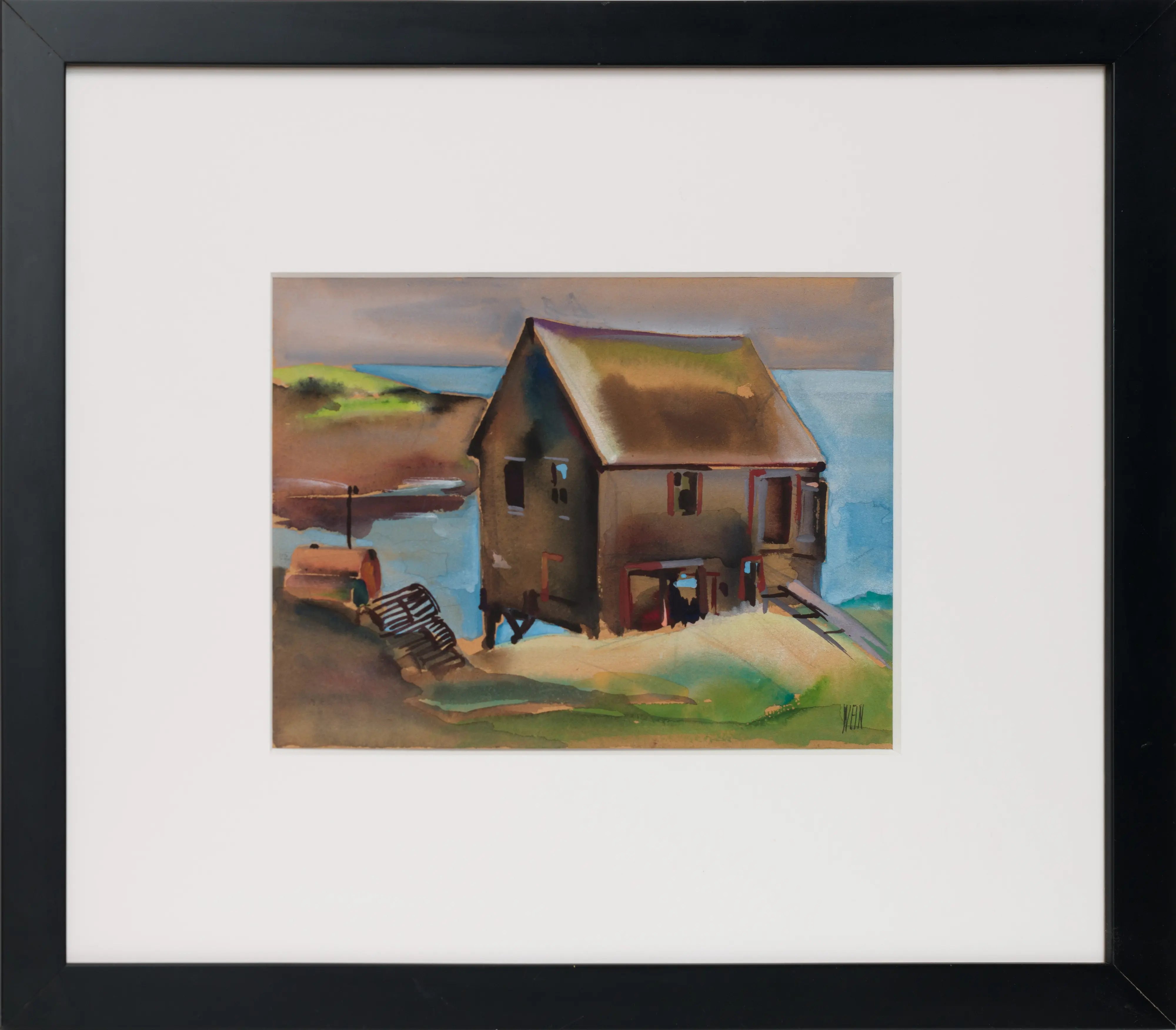 16581, Albert Wein, Monhegan House (Fisherman’s Shack)