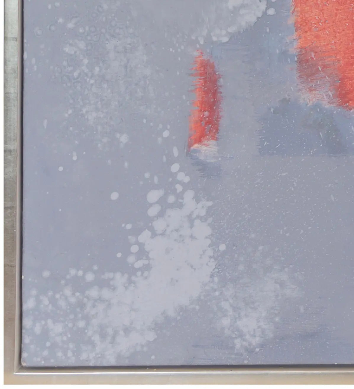 15431, Carl Holty, Red, Gray #5, 1969