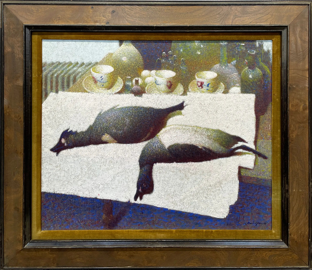 16047, Carl Schmitt, Ducks in the Studio, c. 1973