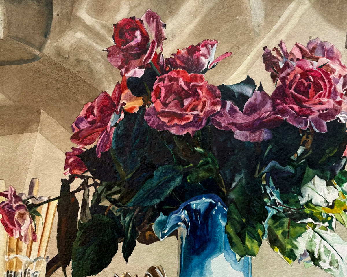 18837, Carolyn Brady, Deep Red Roses, 1991