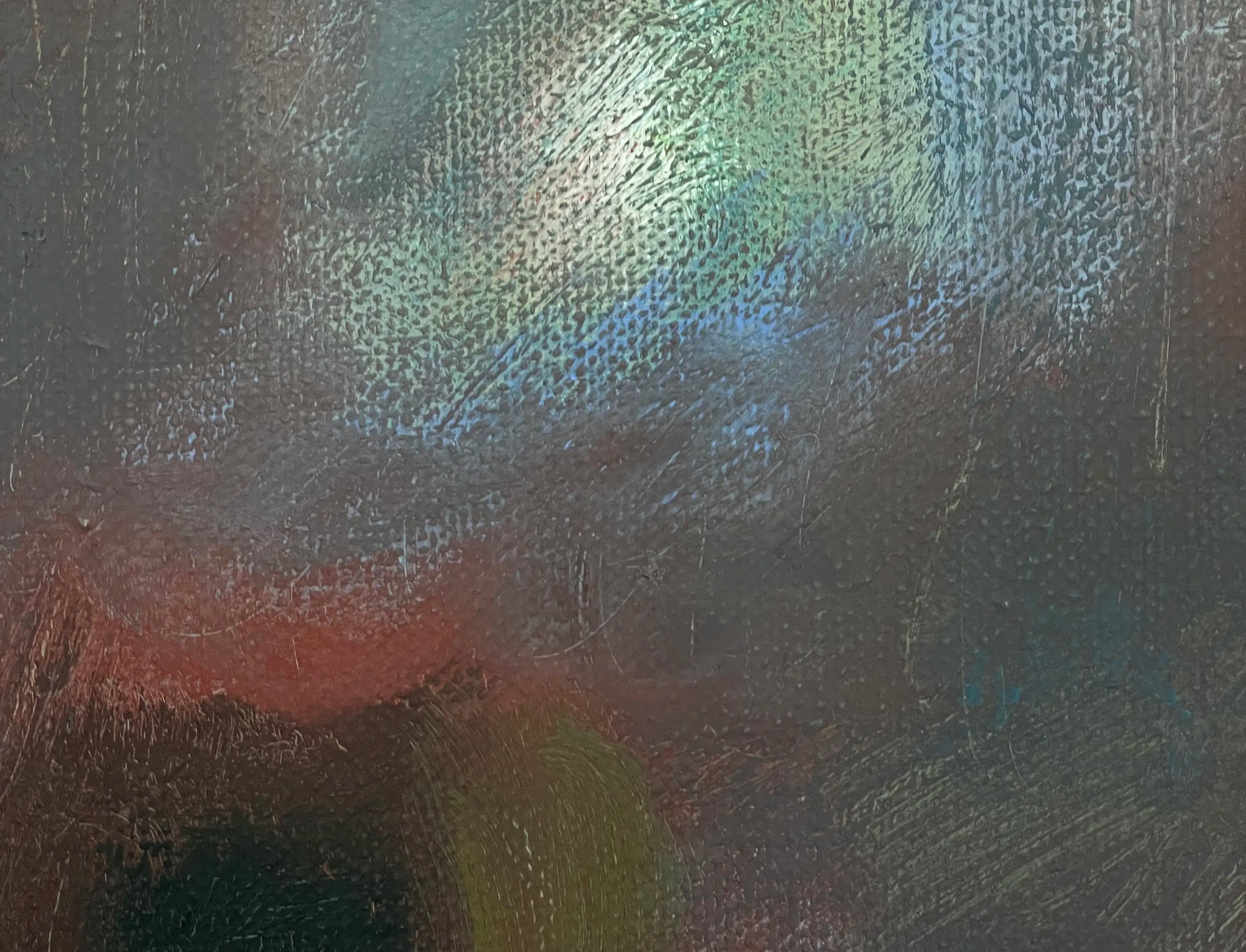 15329, Ralph Della-Volpe, Clouds and Bird Over Rock Form, 1957