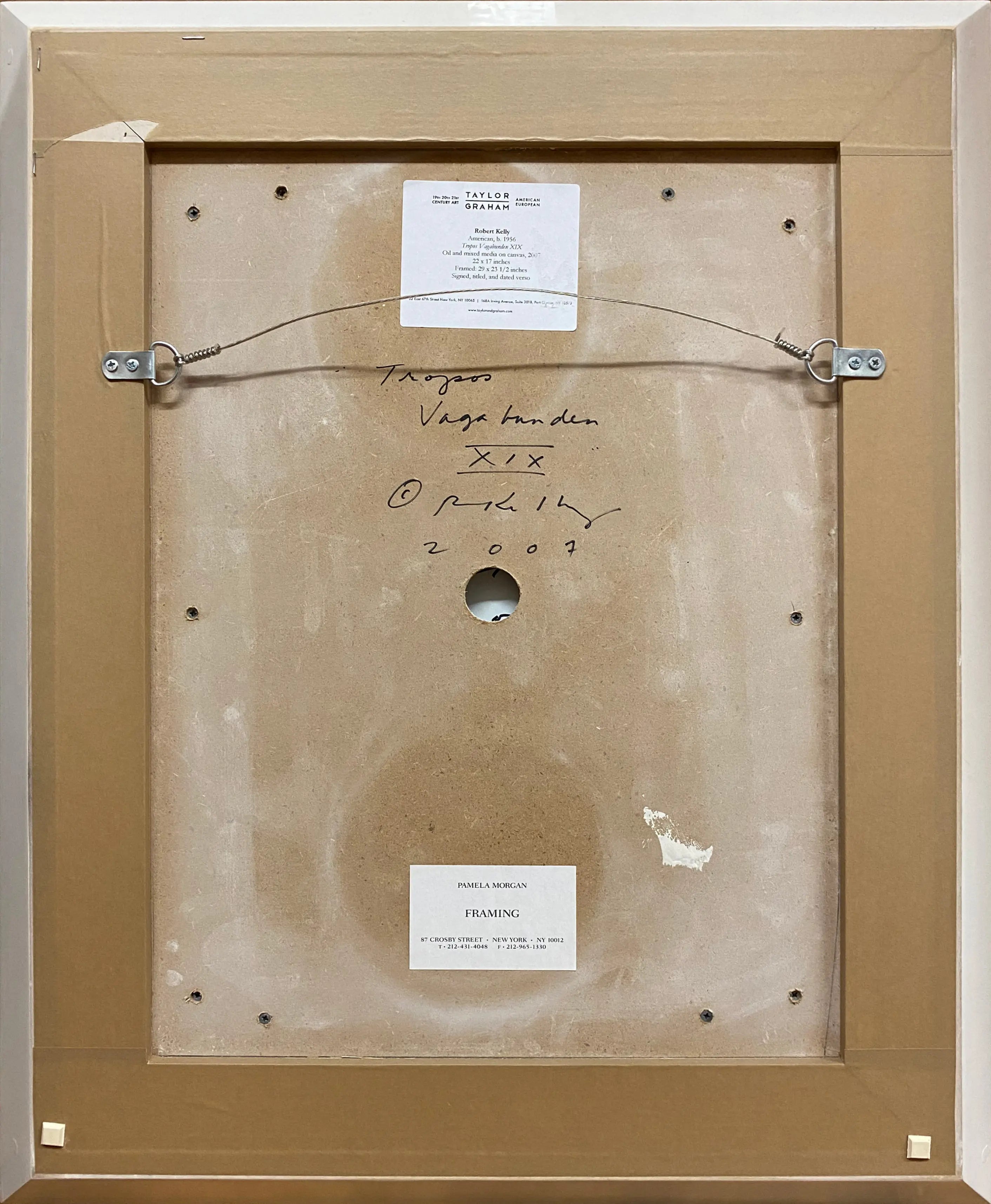 14840, Robert Kelly, Tropos Vagabunden XIX, 2007