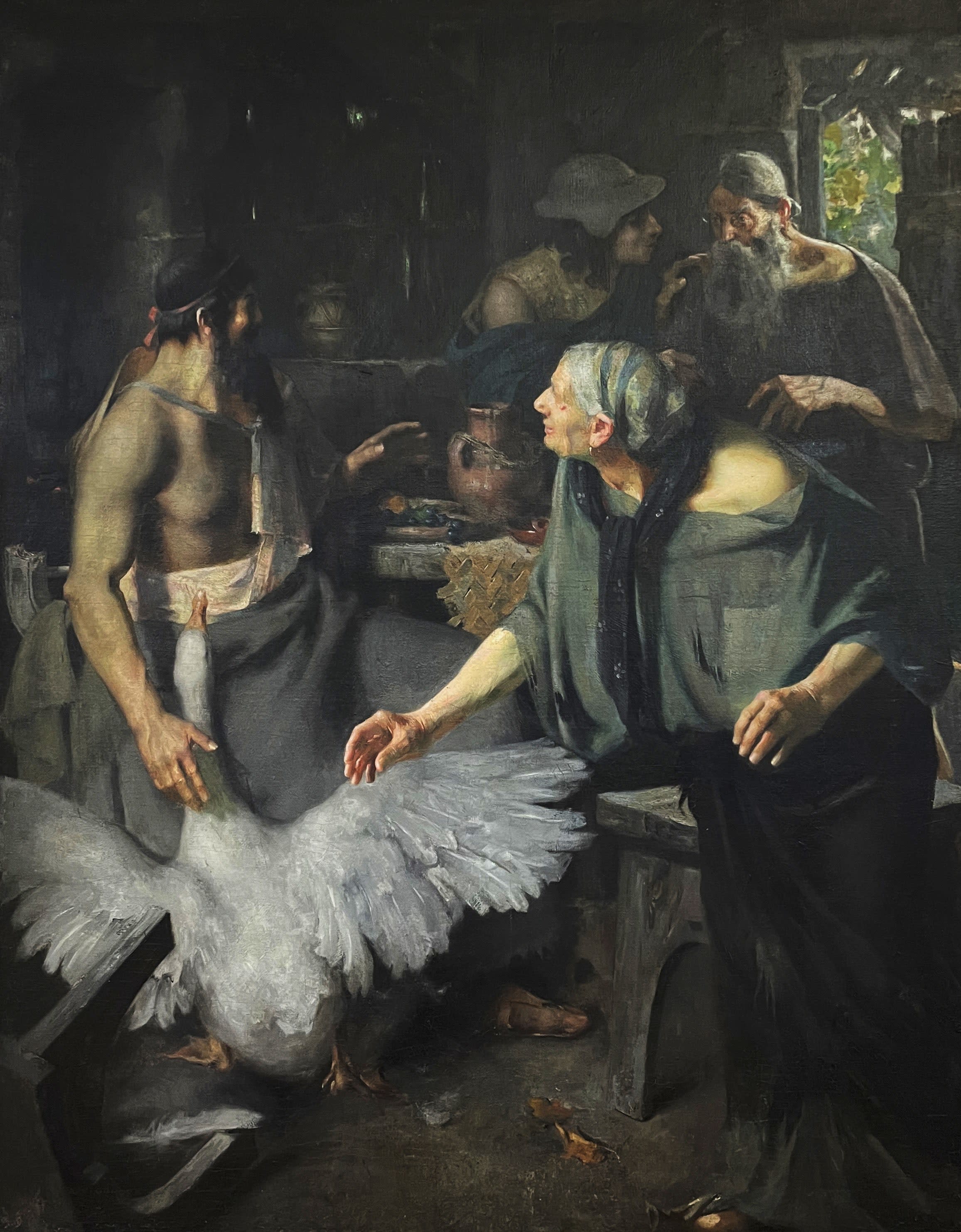 17024, August François Marie Gorguet, Jupiter and Mercury received by Philemon and Baucis, circa 1891