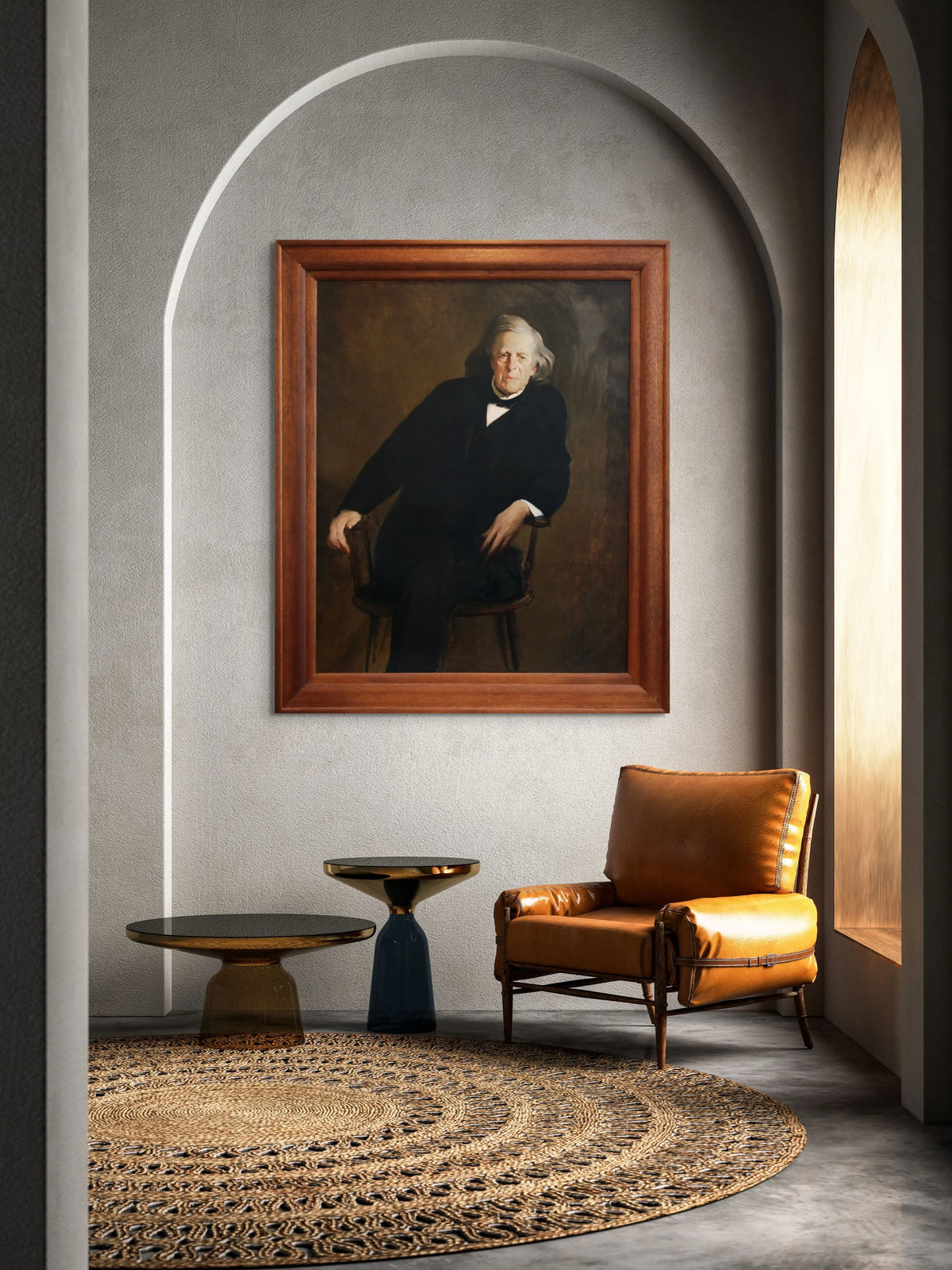 14597, John White Alexander, Portrait of Mercer Beasley, Circa 1880