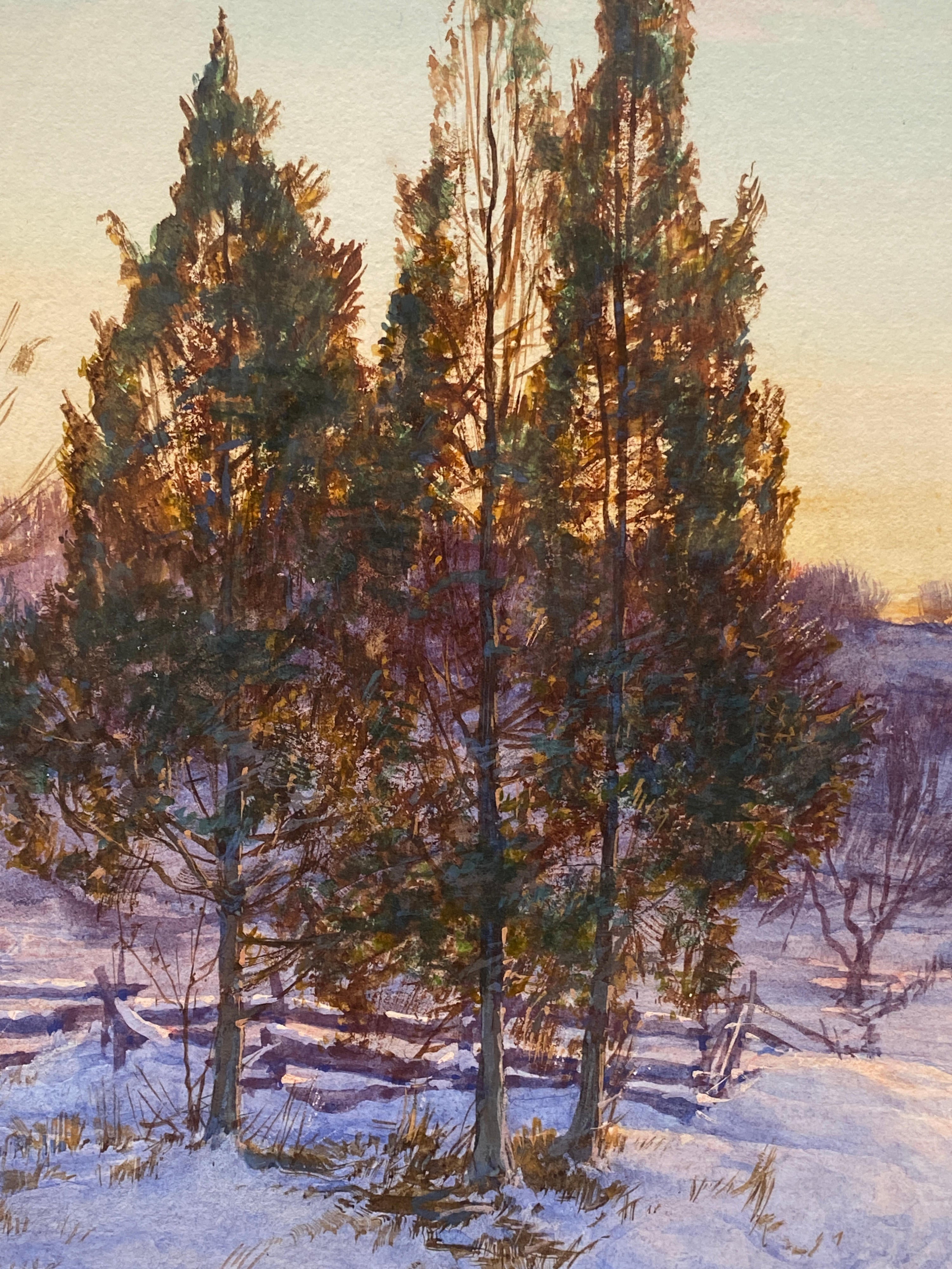 14898, Walter Launt Palmer, Cedars at Twilight