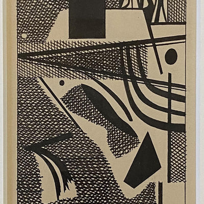 17029, Carl Holty, Ink Study V A Sketchbook #4, c. 1935