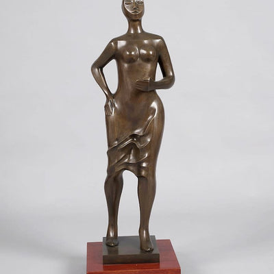 14071, Elizabeth Catlett, Stepping Out, 1987; cast 2000