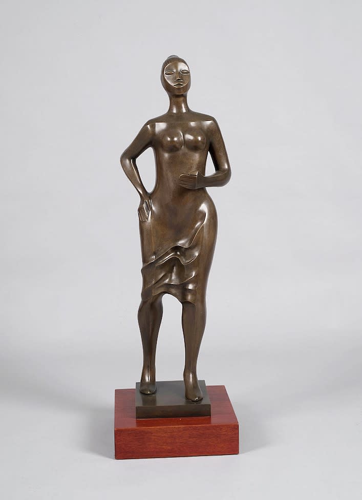 14071, Elizabeth Catlett, Stepping Out, 1987; cast 2000